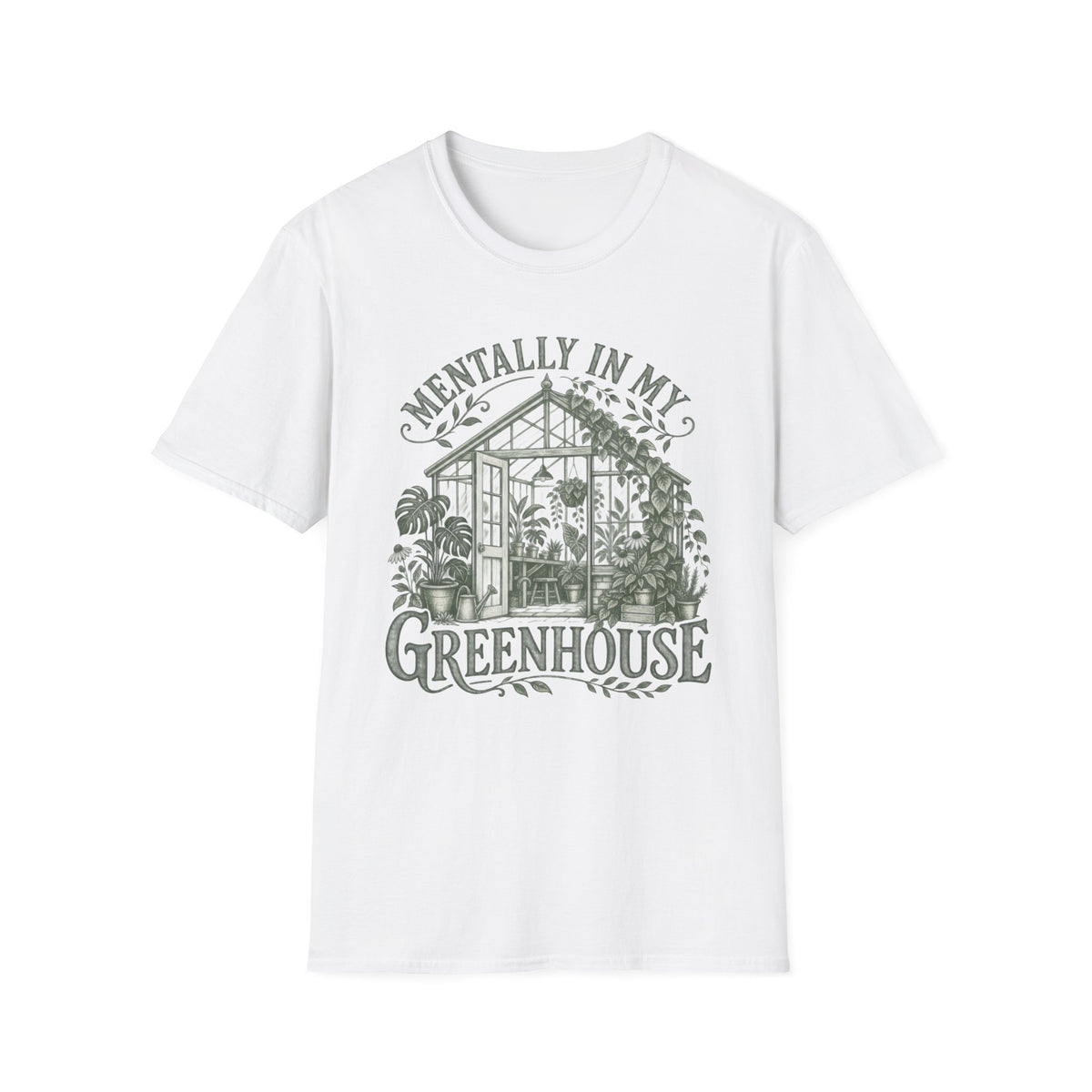 Mentally in My Greenhouse Dark C1 T-Shirt