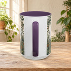 World's Best Grandpa Accent Coffee Mug – Rustic Botanical 11/15oz Gift