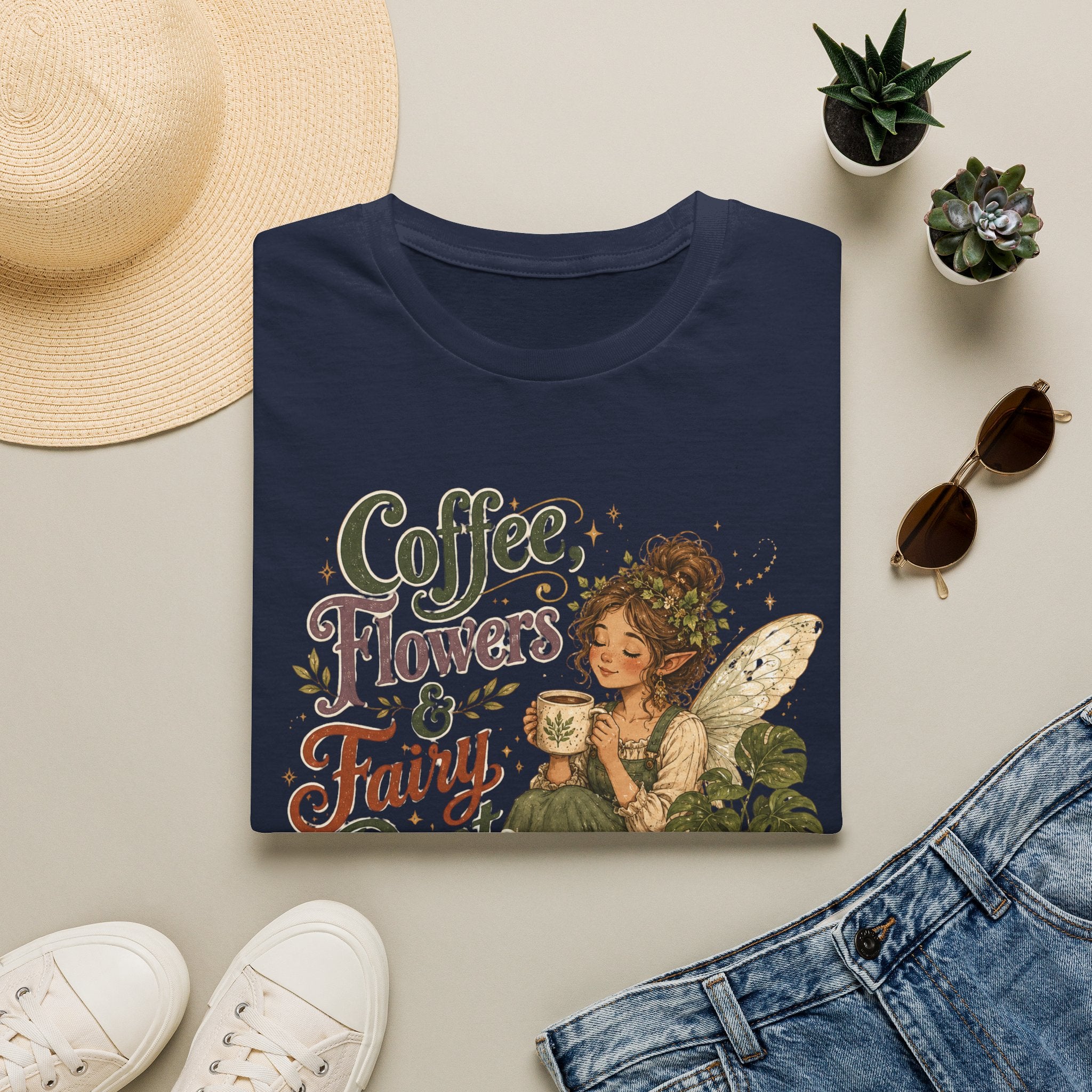 Coffee, Flowers & Fairy Dust C1 T-Shirt