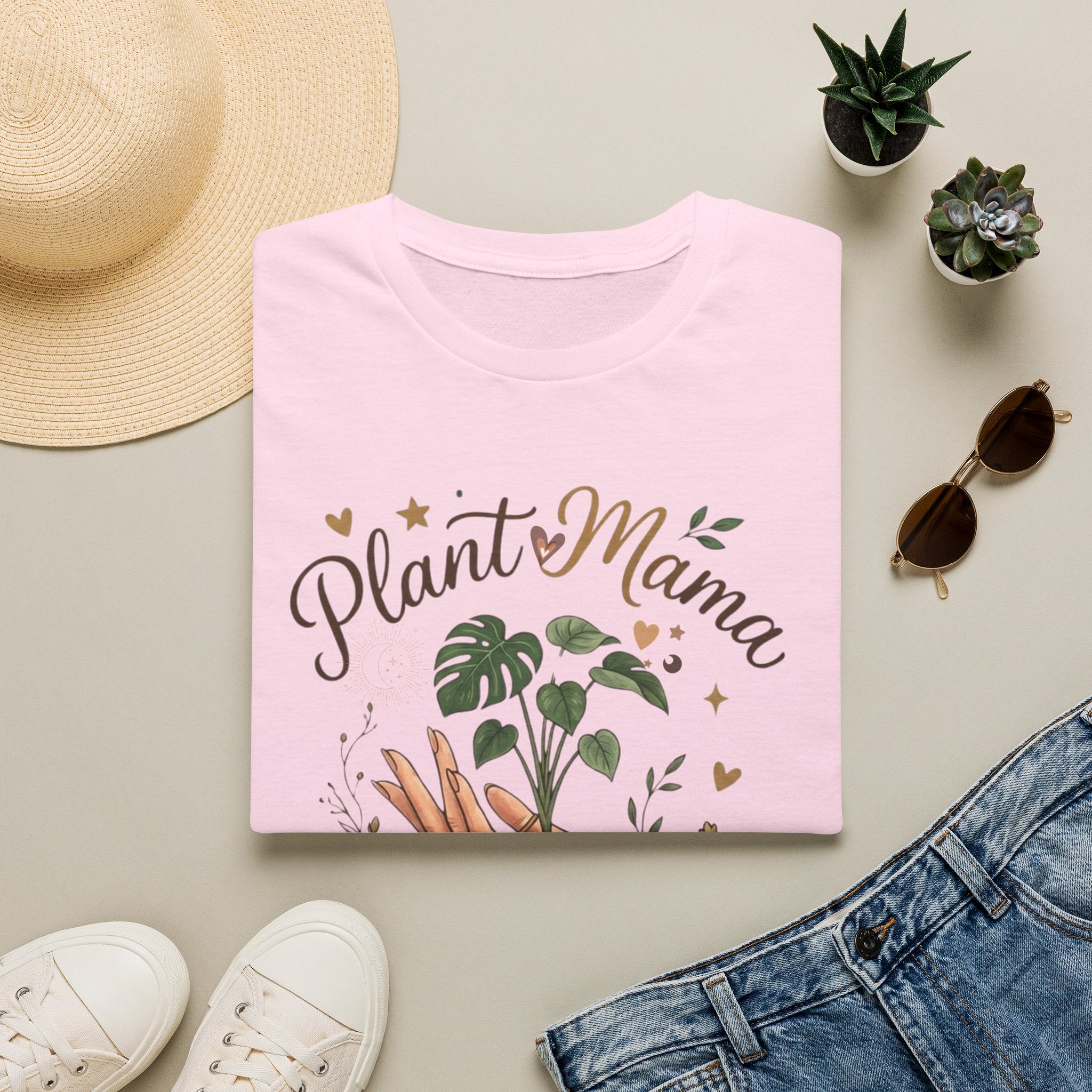 Plant Mama Moon Hand G2 T-Shirt