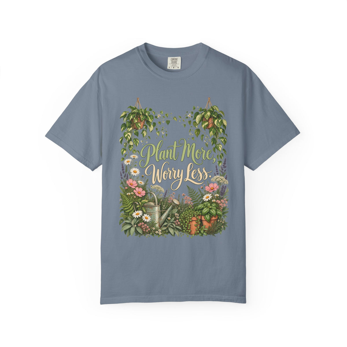 Plant More Worry Less C1 - Premium T-Shirt