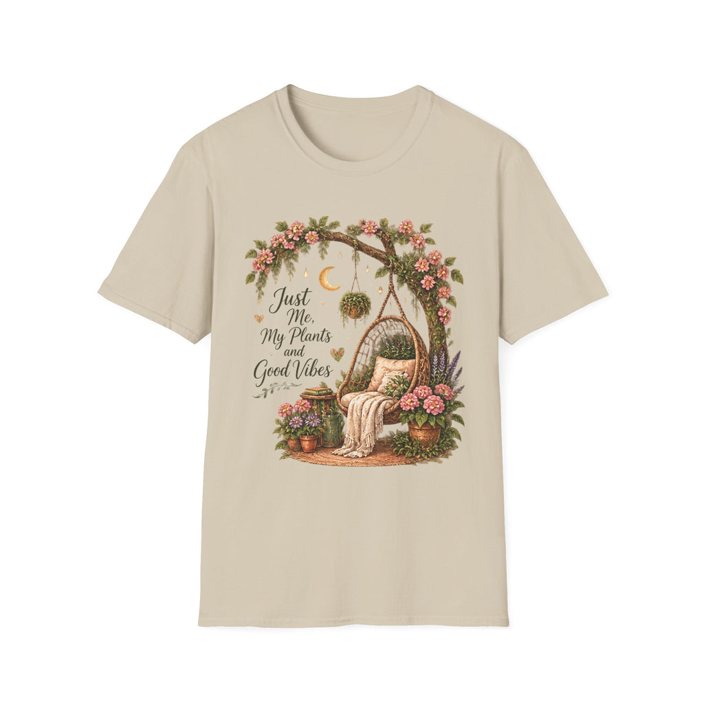 Just Me My Plants and Good Vibes C1 T-Shirt