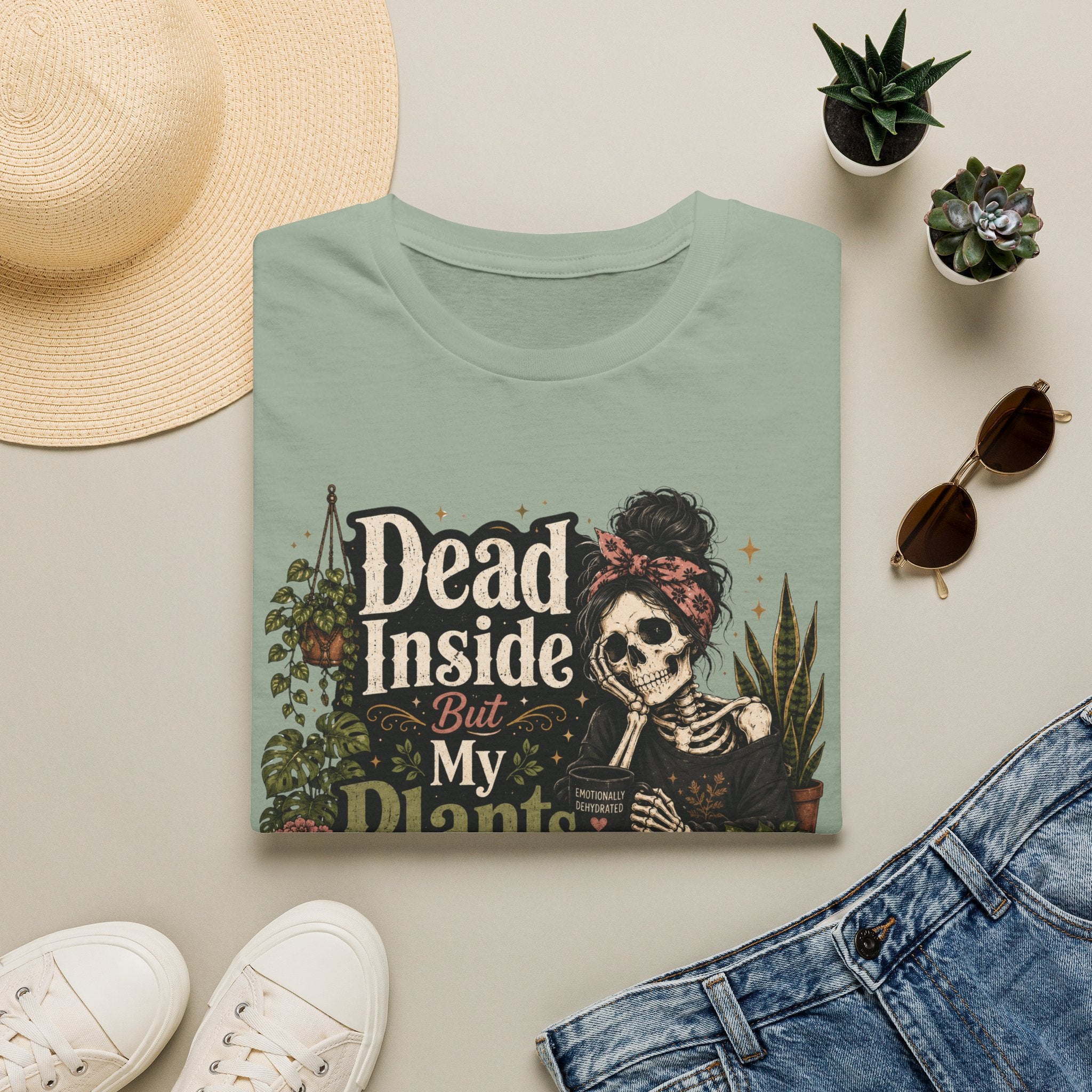 Dead Inside But My Plants Are Thriving C2 T-Shirt