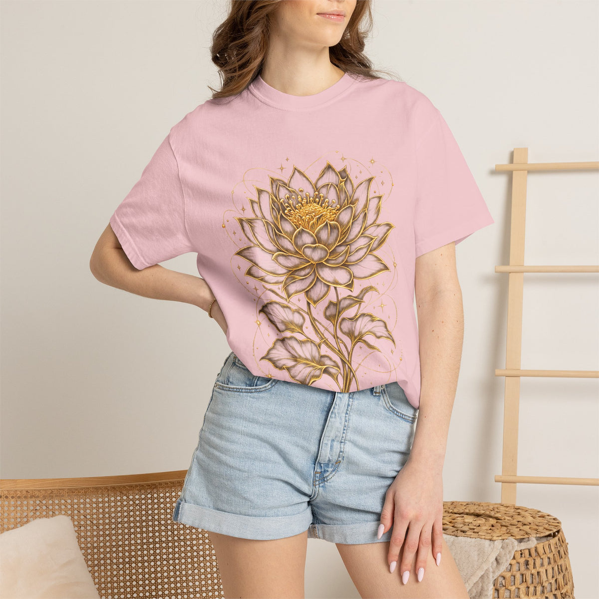 Lotus Flower Blooming Peace - Premium T-Shirt
