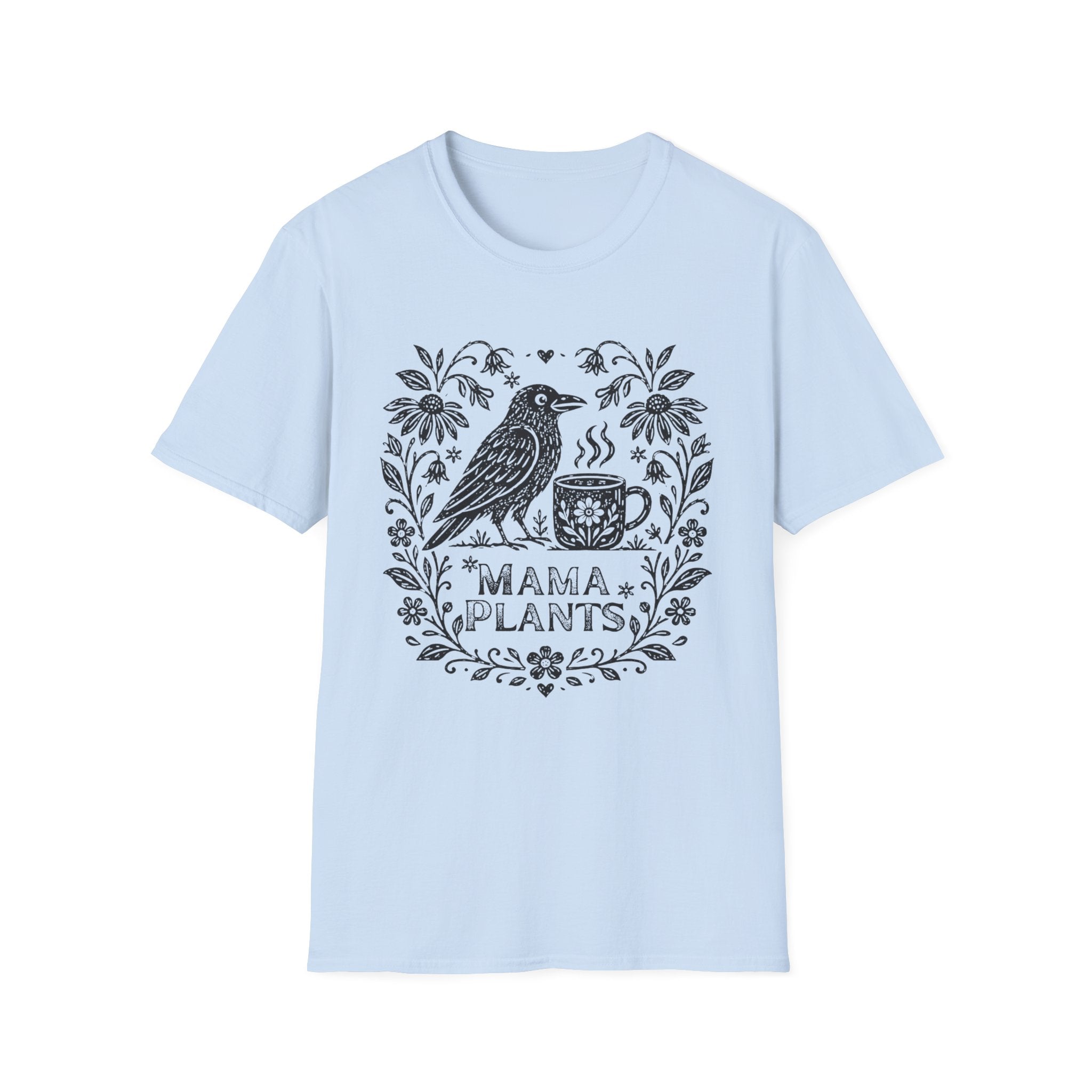 Crow Coffee Garden Mama Plants C1 T-Shirt