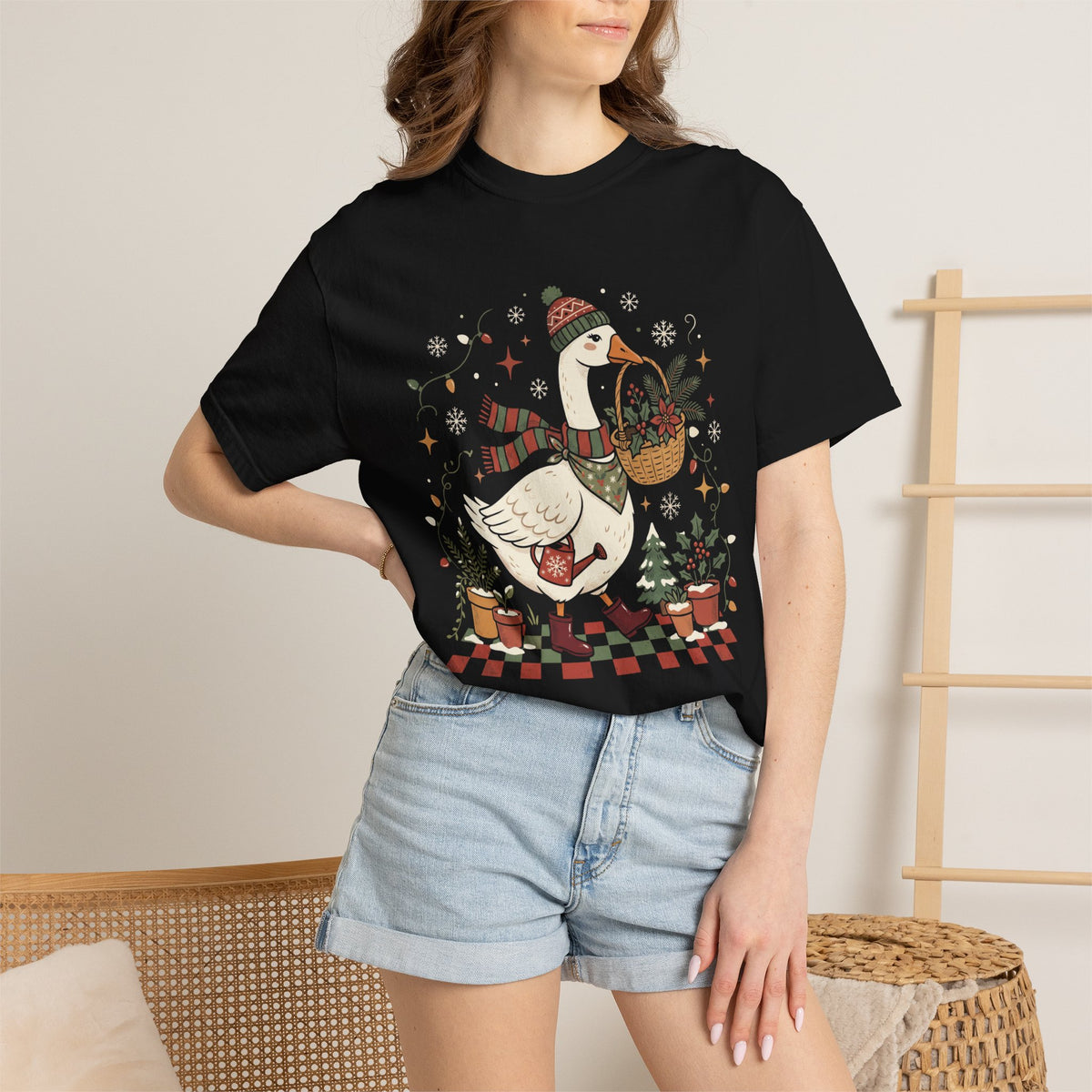 Goosing Christmas Time Premium T-Shirt