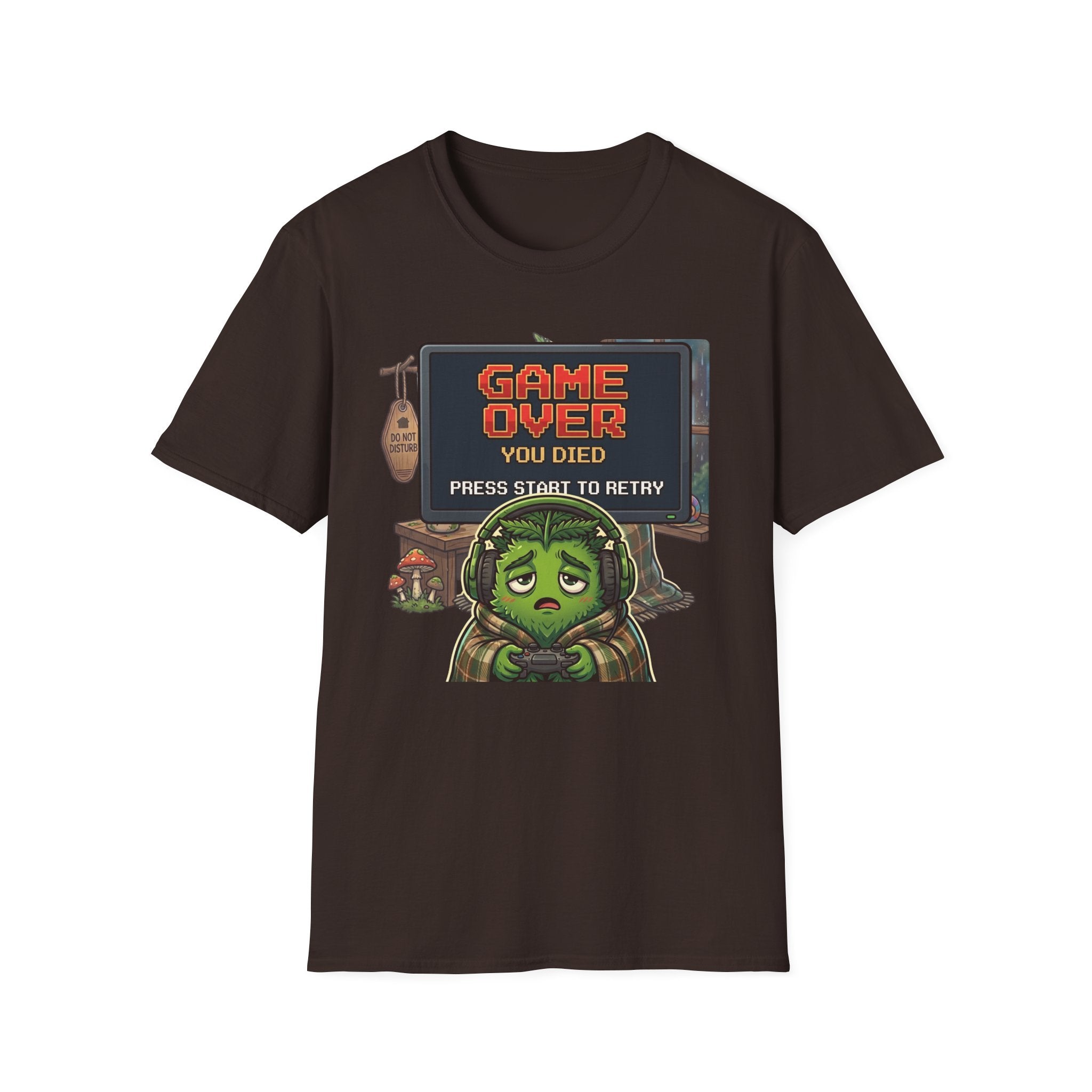GAME OVER PRESS START TO RETRY C1 T-Shirt