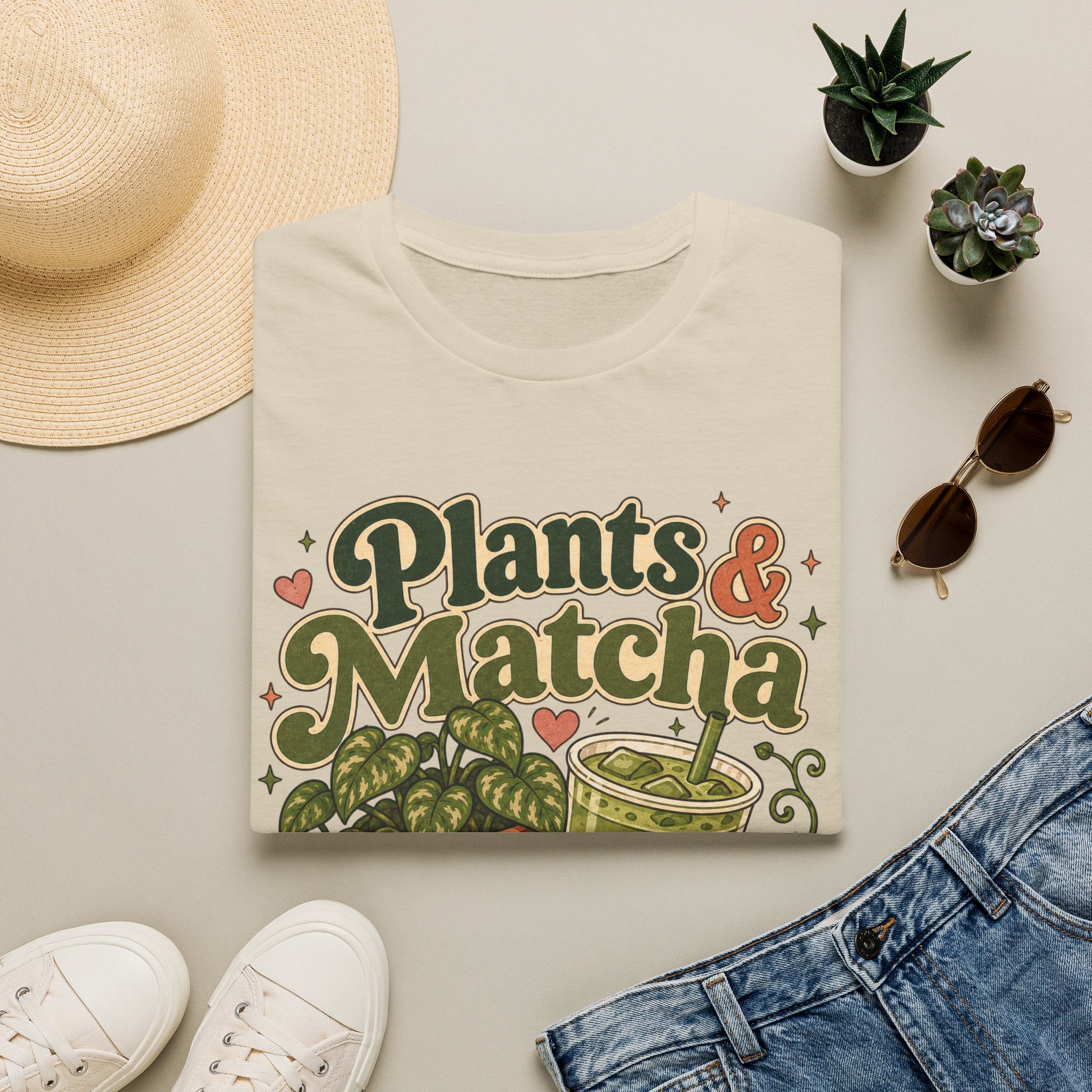 Plants & Matcha Forever C1 T-Shirt