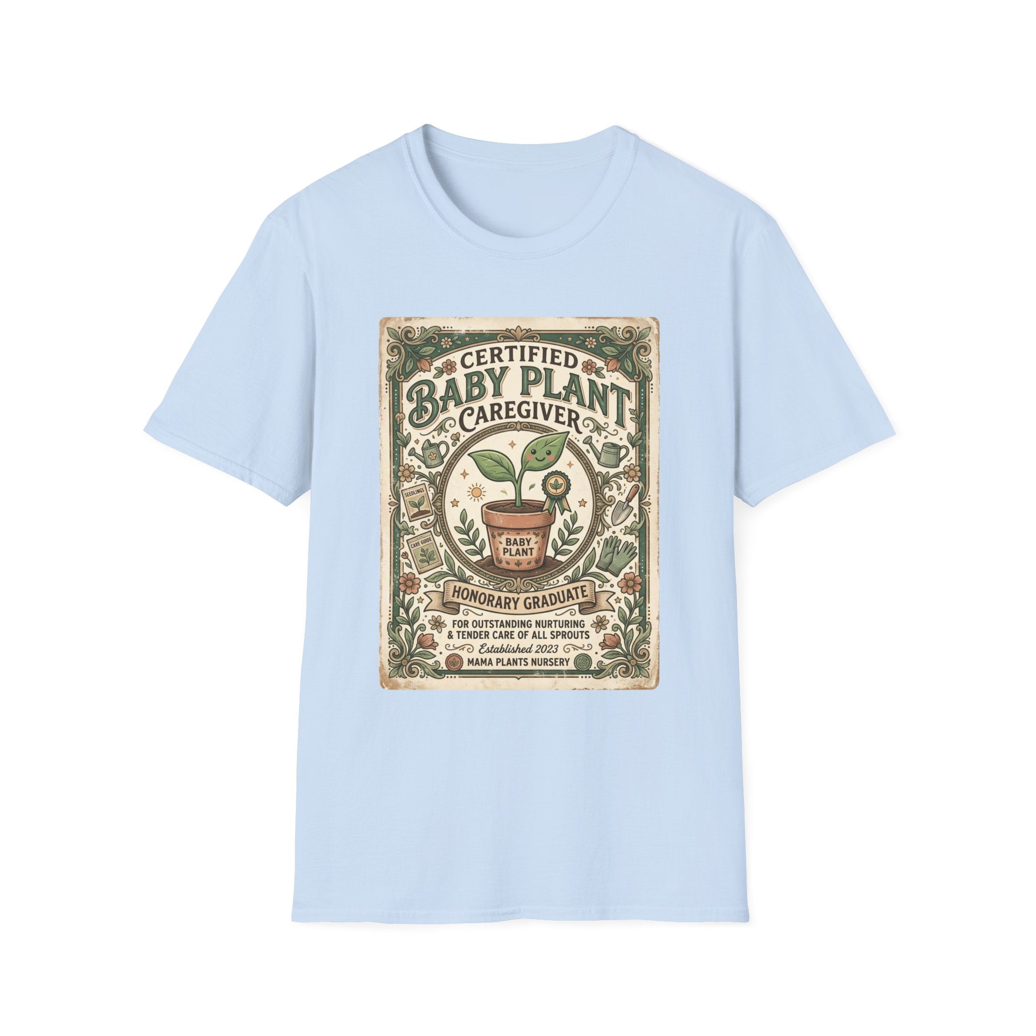 Certified Baby Plant Caregiver G1 T-Shirt