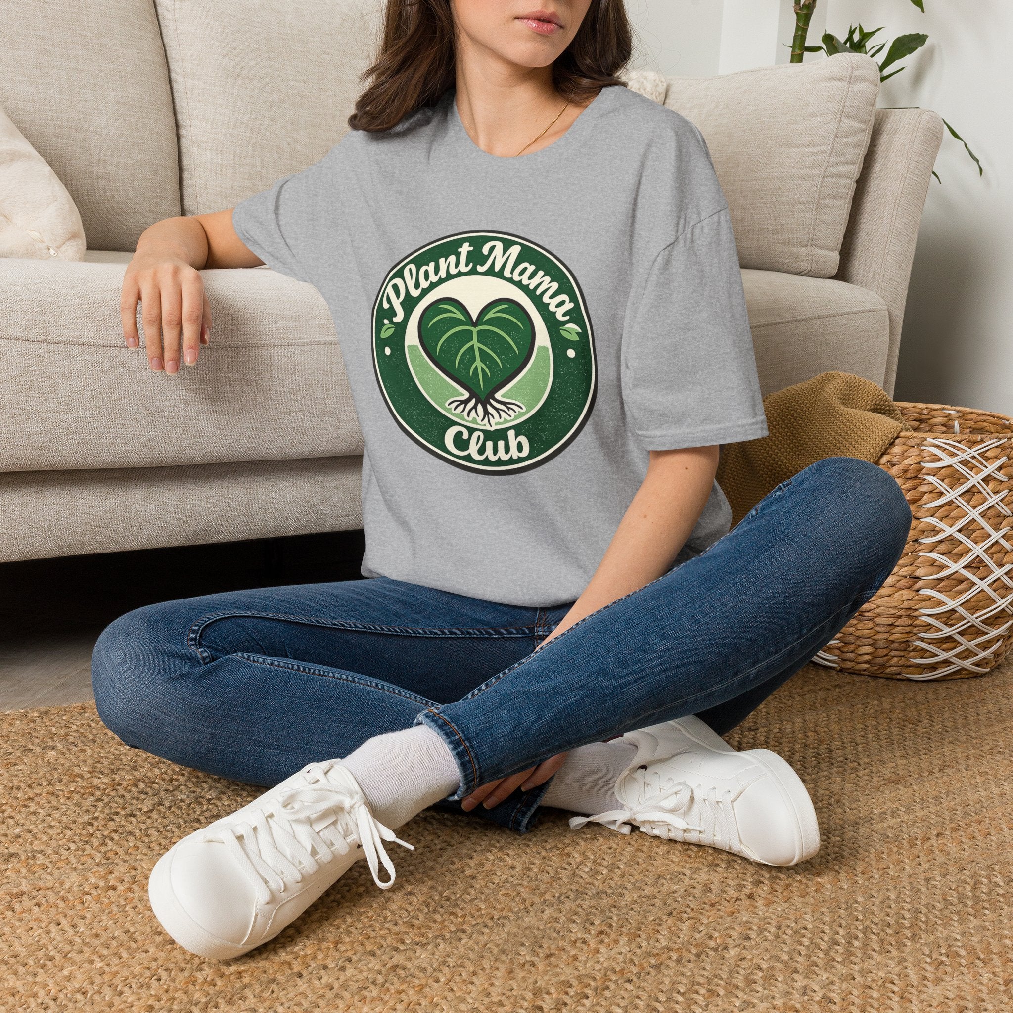 Plant Mama Club Heart Leaf C1 T-Shirt