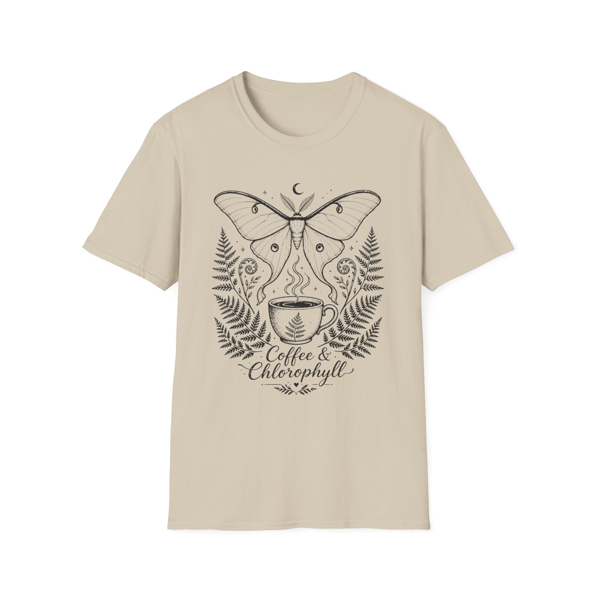 Coffee & Chlorophyll Moth C1 T-Shirt