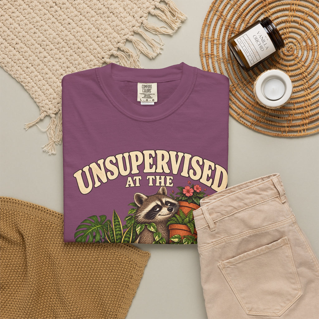 Unsupervised At the Plant Nursery - Premium T-Shirt
