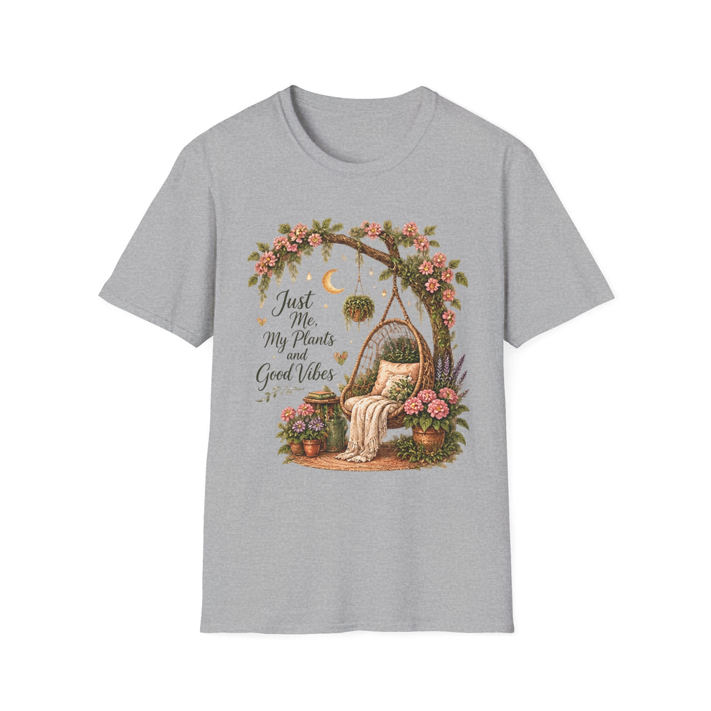 Just Me My Plants and Good Vibes C1 T-Shirt