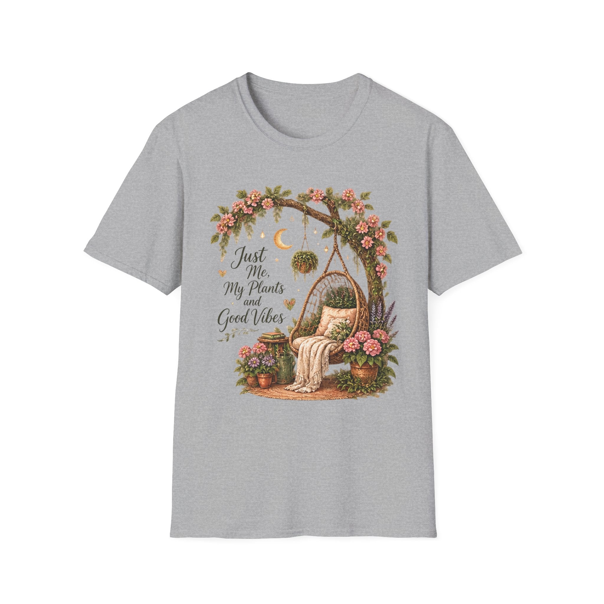 Just Me My Plants and Good Vibes C1 T-Shirt