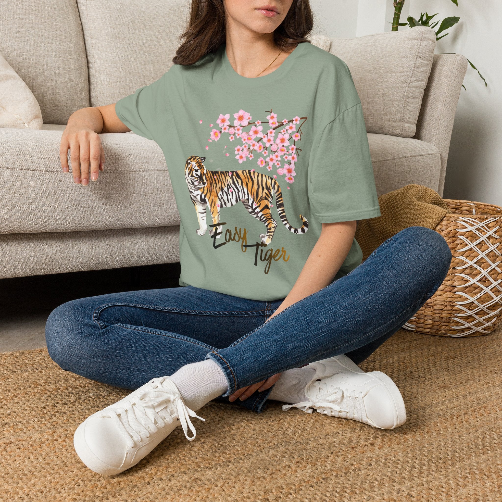 Easy Tiger Cherry Blossoms T-Shirt