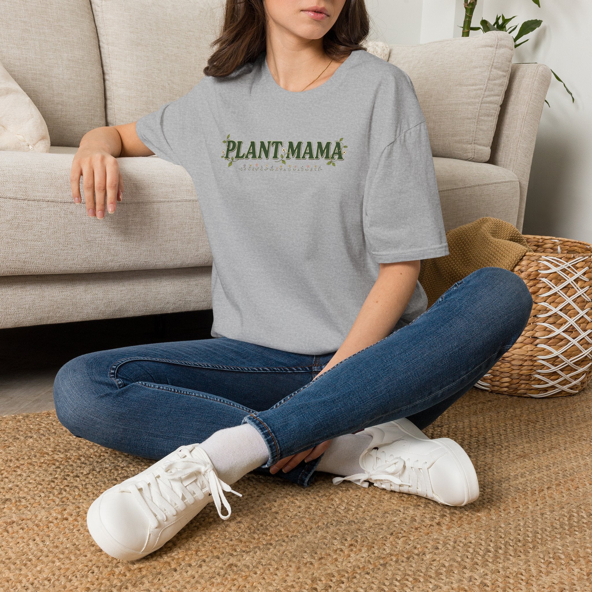 Plant Mama Minimalist Flowers C2 T-Shirt