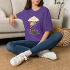 Rainbow Rain Flowers C1 T-Shirt