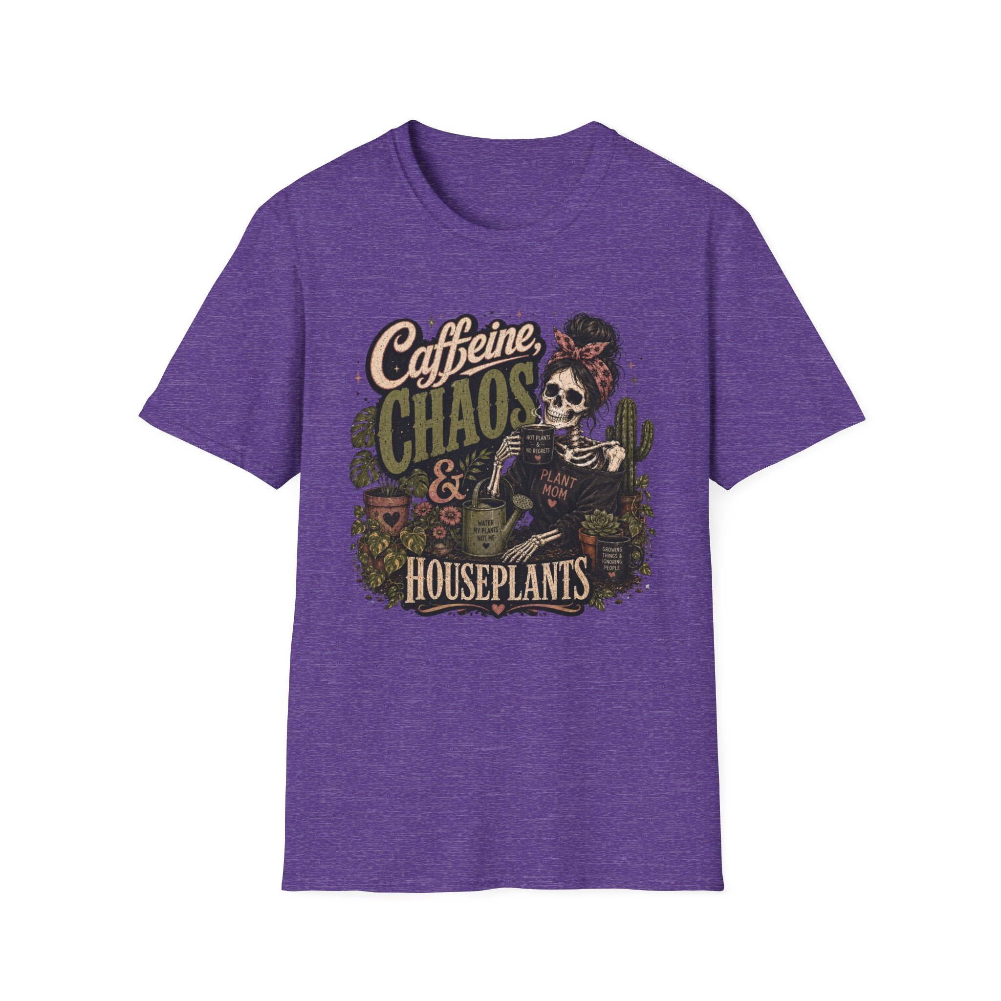 Caffeine Chaos Houseplants Gothic C1 T-Shirt