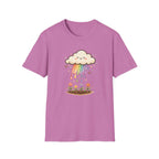 Rainbow Rain Flowers C1 T-Shirt