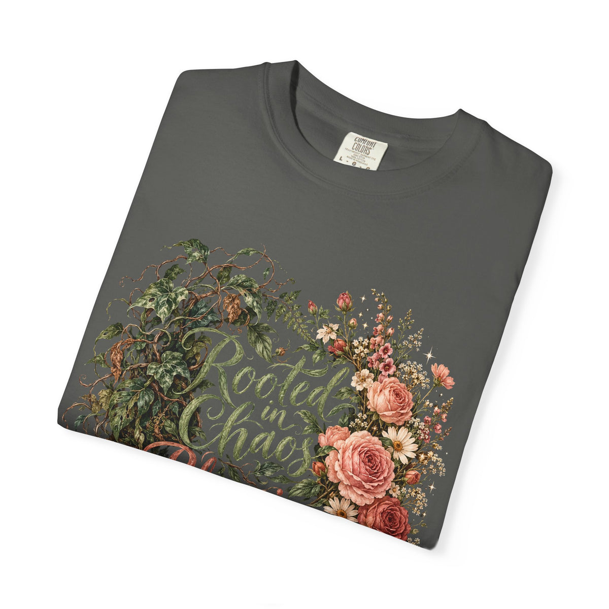 Rooted in Chaos Blooming in Spite of It Premium T-Shirt