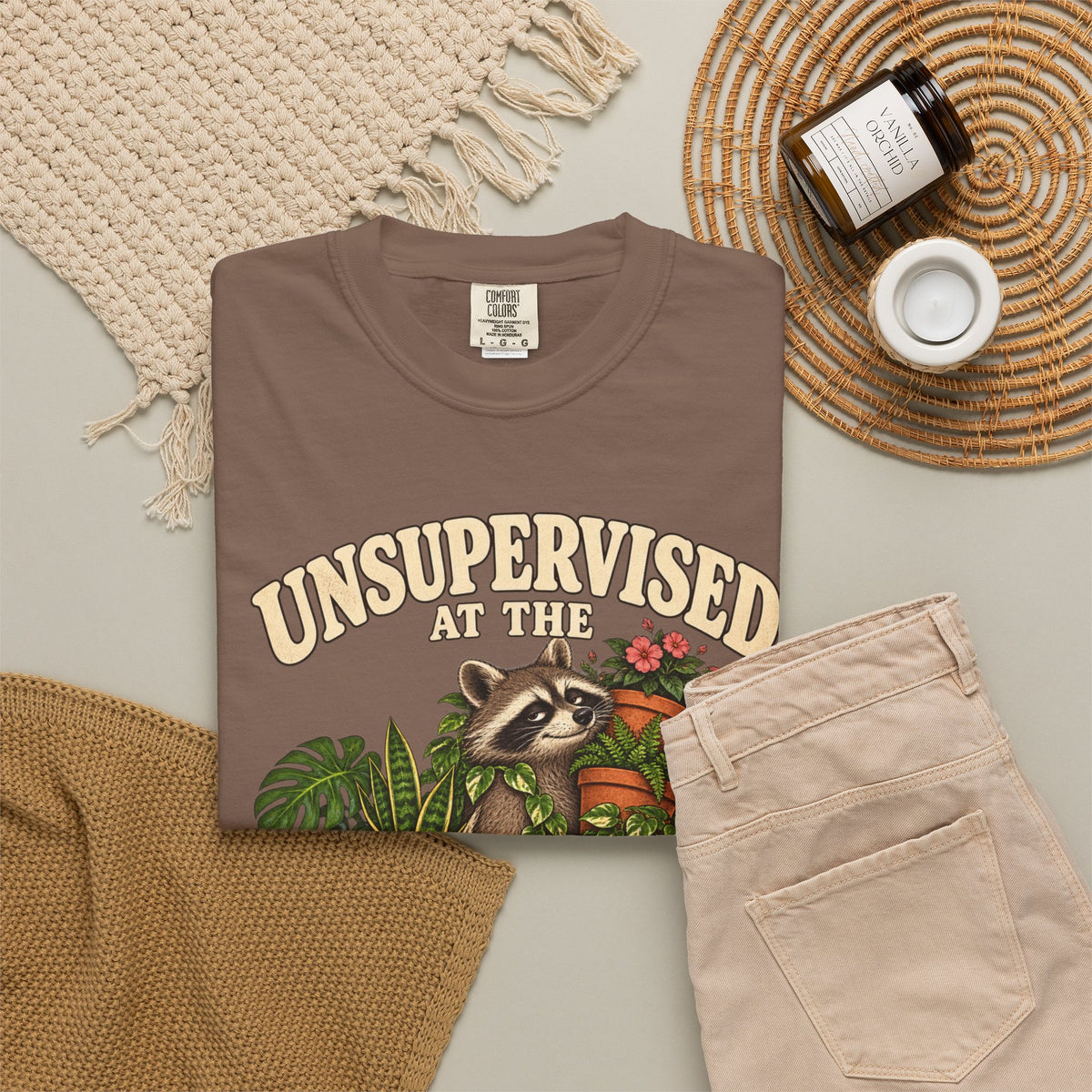 Unsupervised At the Plant Nursery - Premium T-Shirt
