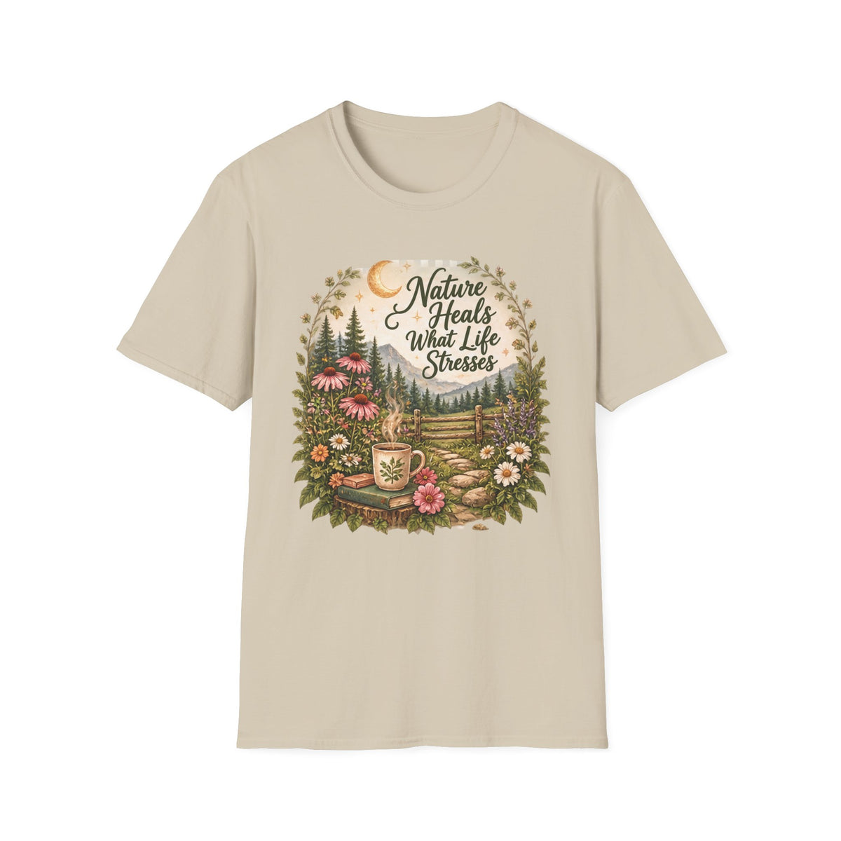Natural Heals What Life Stresses C1 T-Shirt