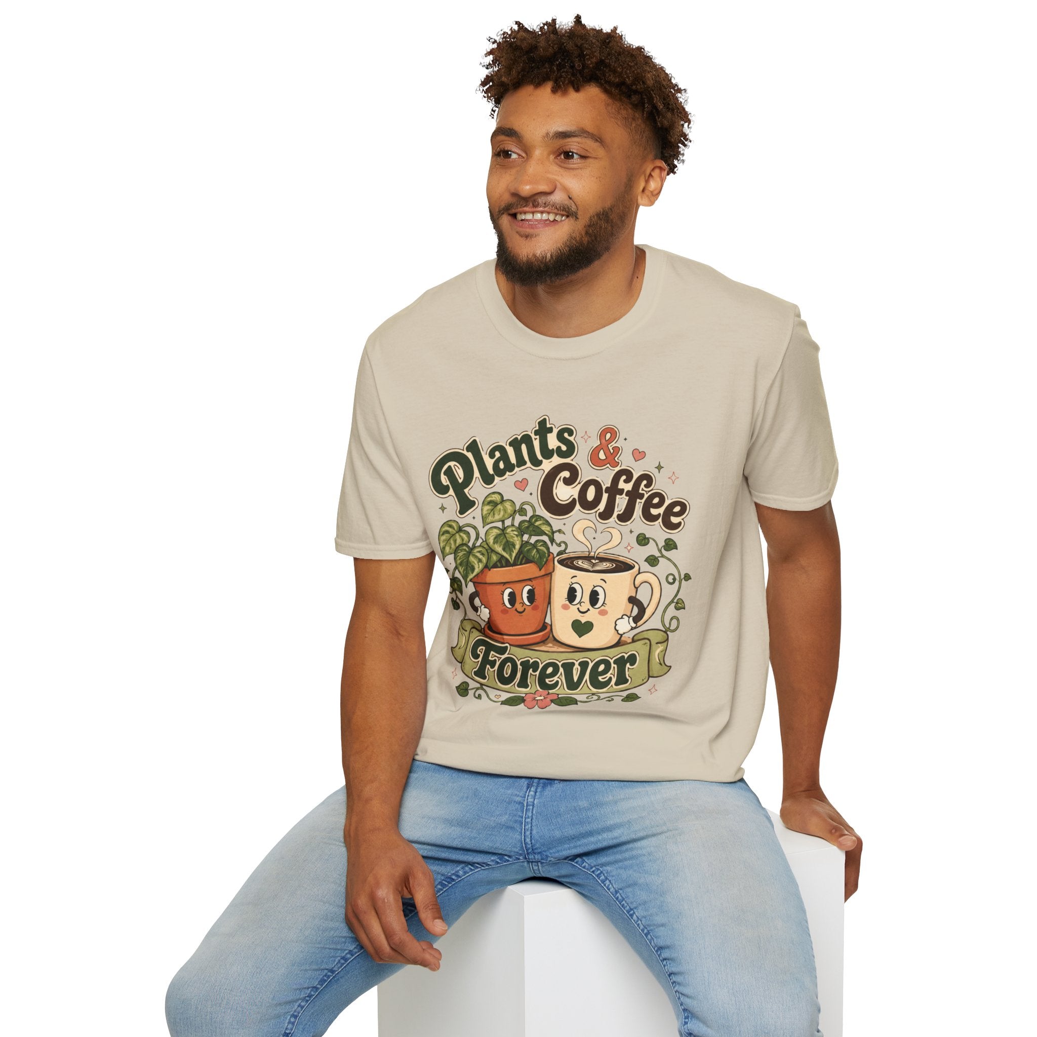 Plants & Coffee Forever C1 T-Shirt
