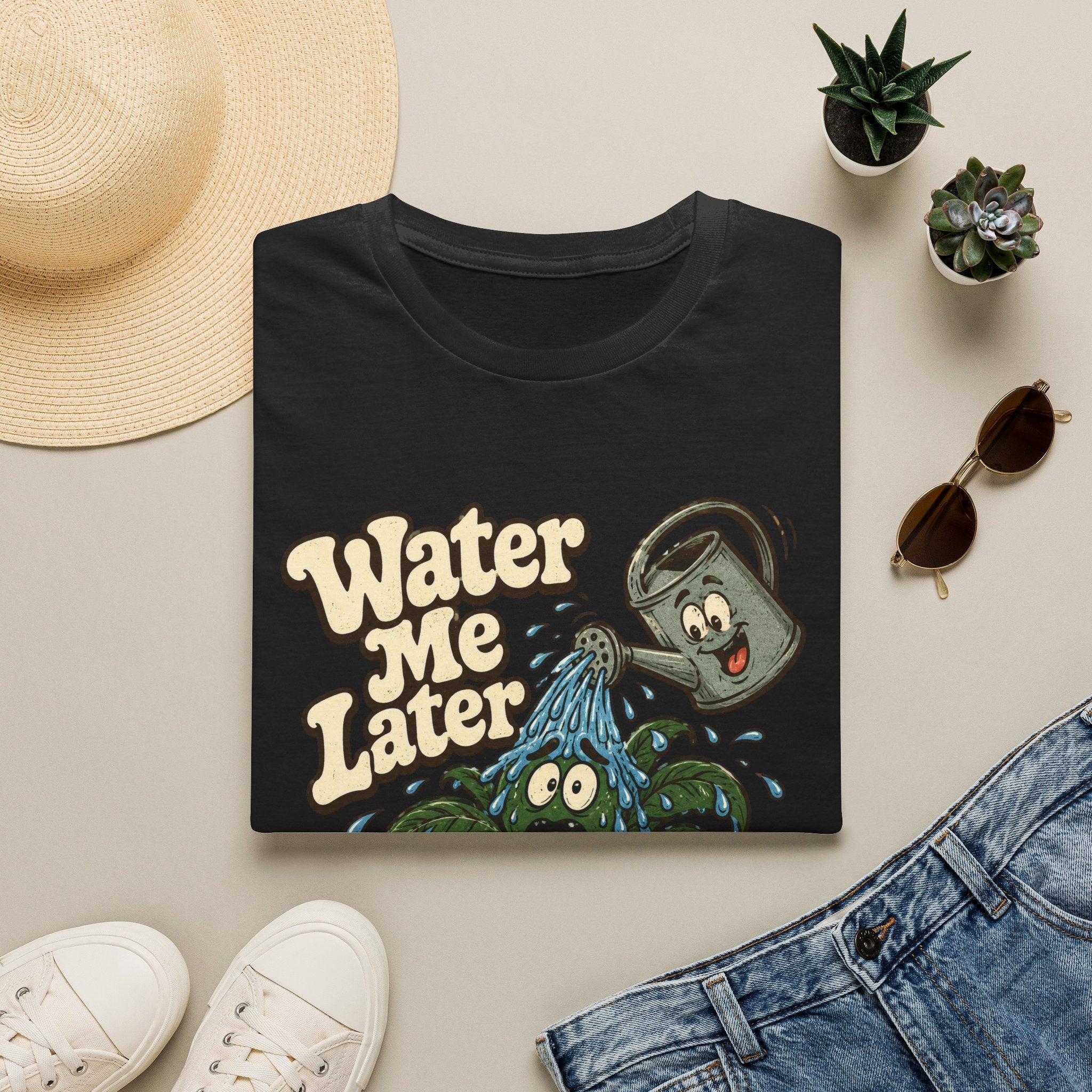 Water Me Later Overwatered Plant Panic C1 T-Shirt