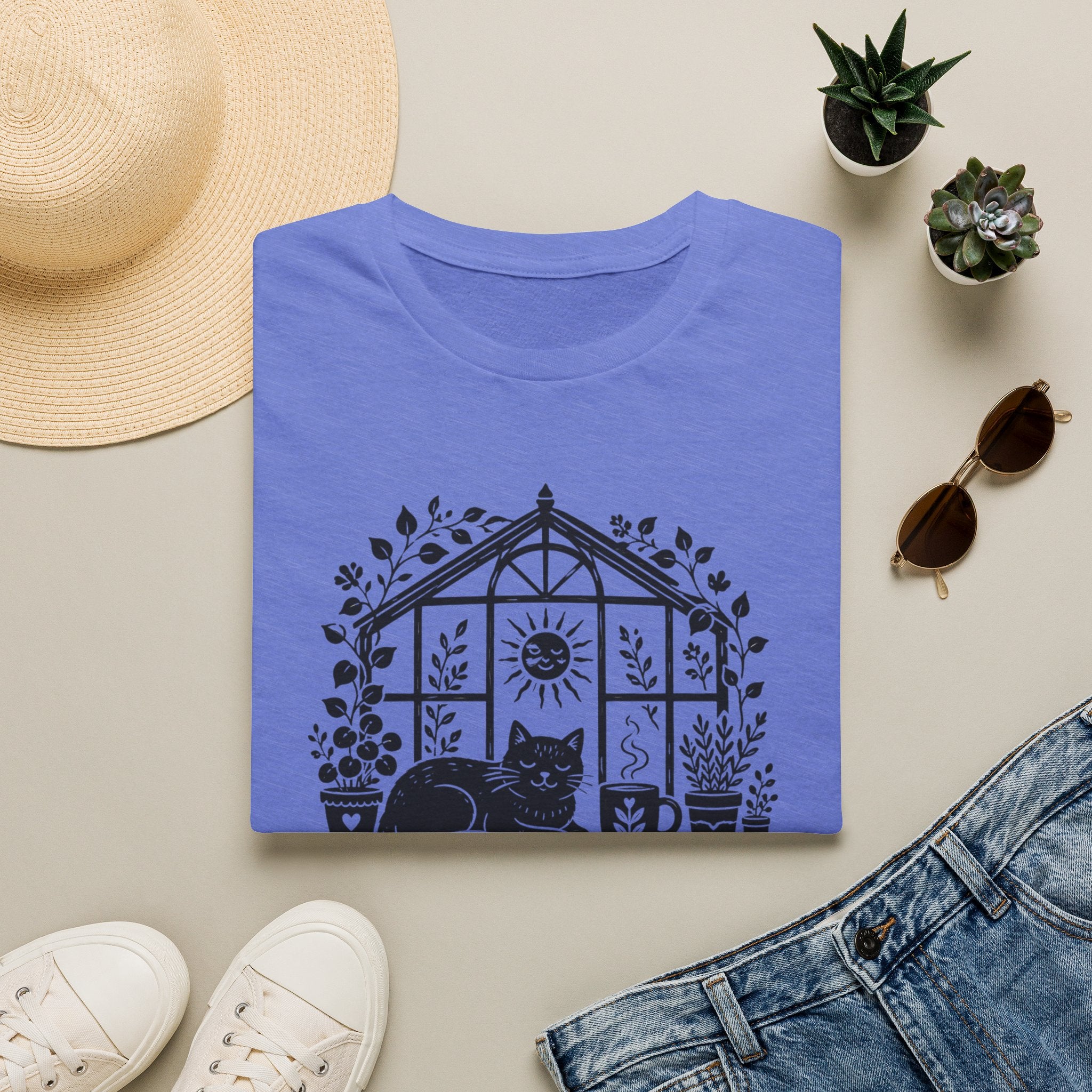 Cool Cat Hot Coffee Warm Sunshine T-Shirt