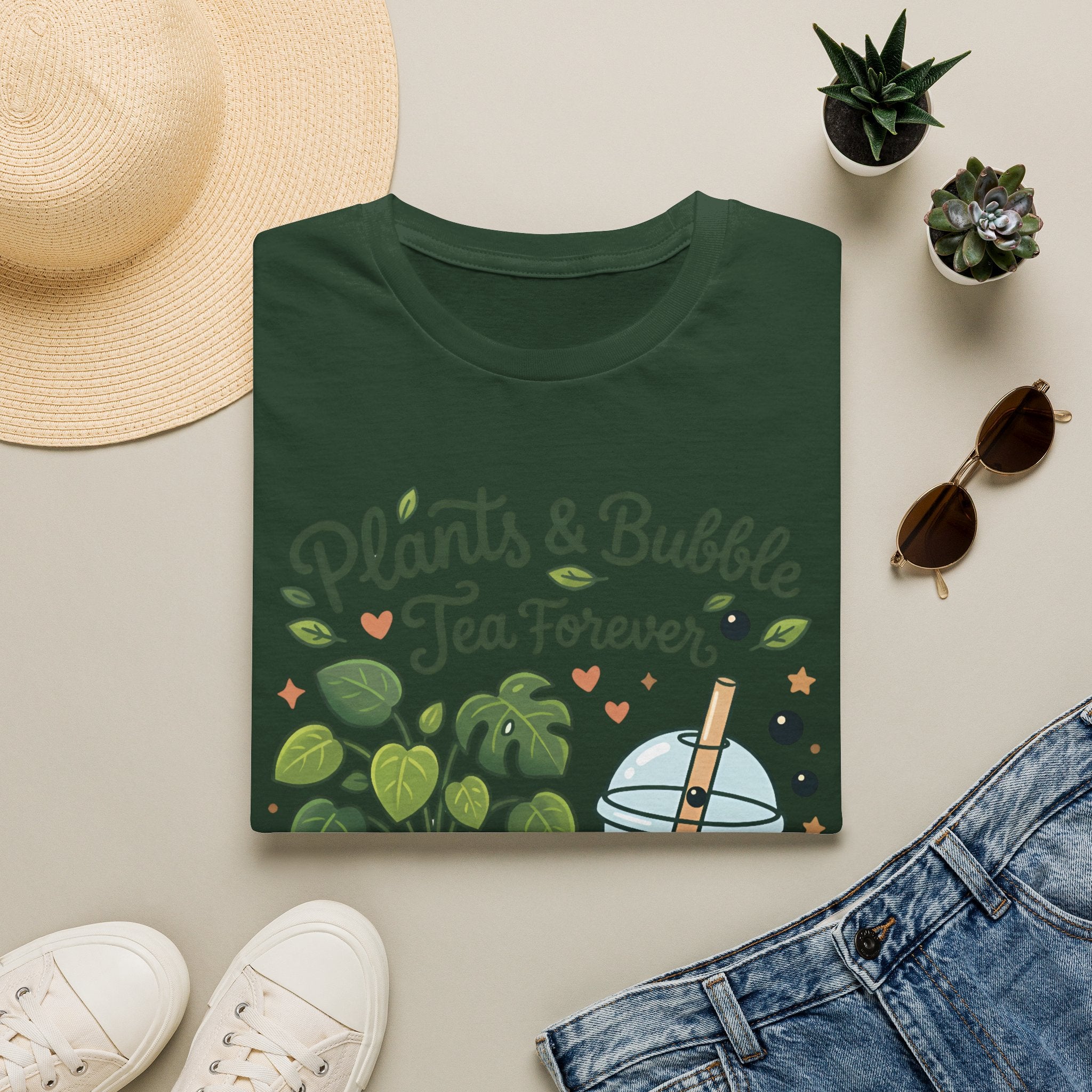 Plants & Bubble Tea Forever G1 T-Shirt