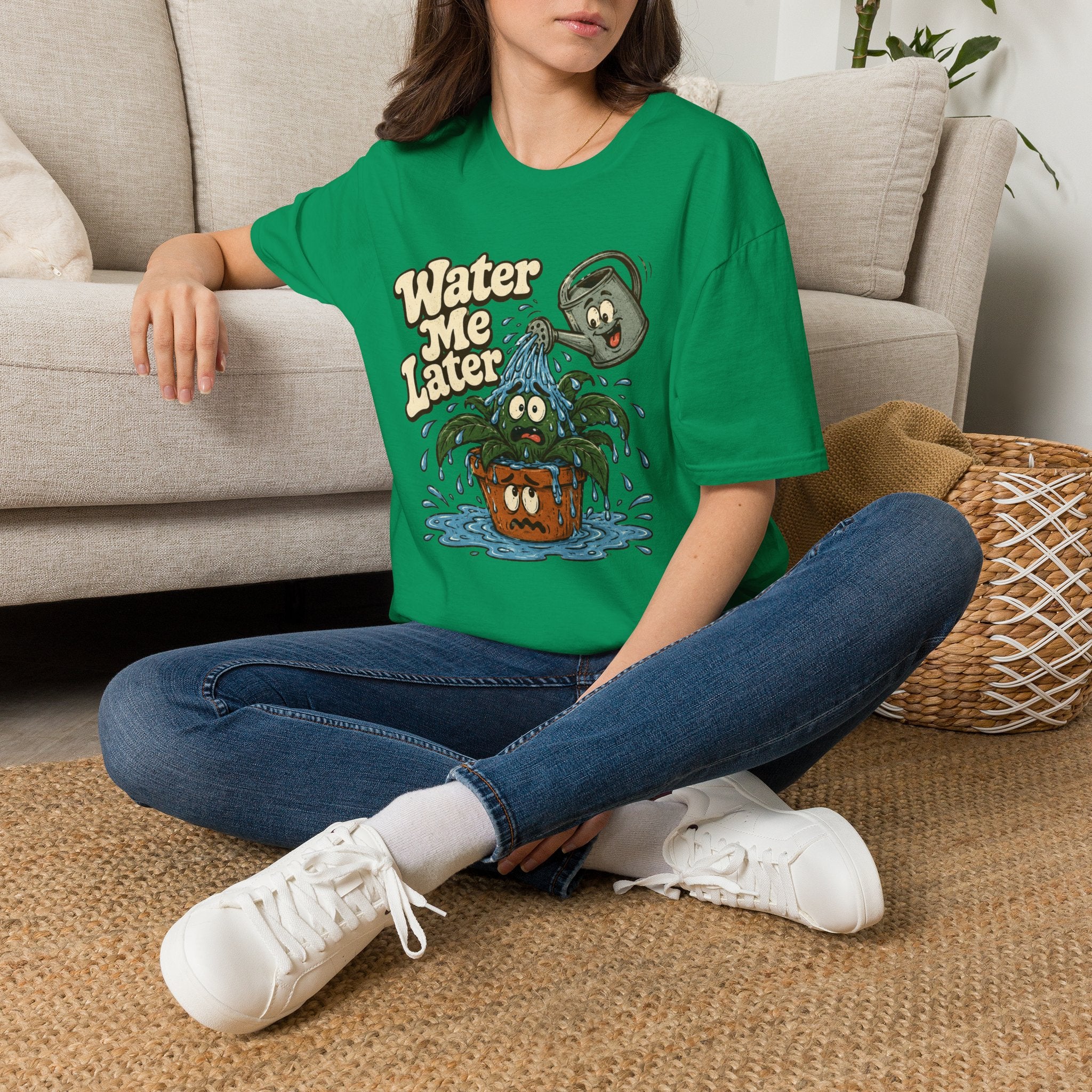 Water Me Later Overwatered Plant Panic C1 T-Shirt