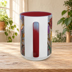 Stained Glass Tulips Flowers Coffee Accent Mug – 11/15oz