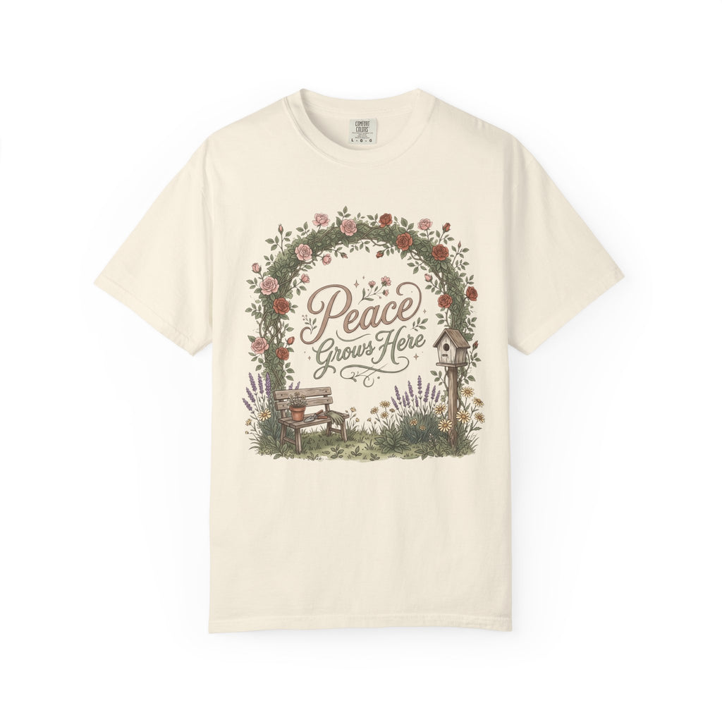 Peace Grows Here Premium T-Shirt