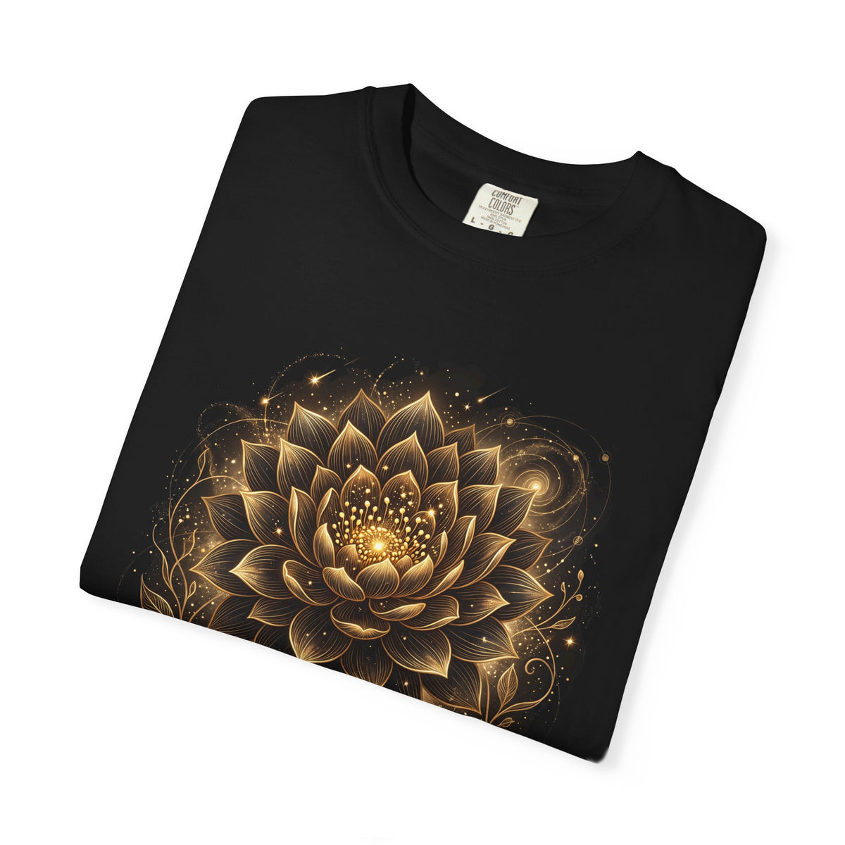 Golden Lotus Flower T-Shirt