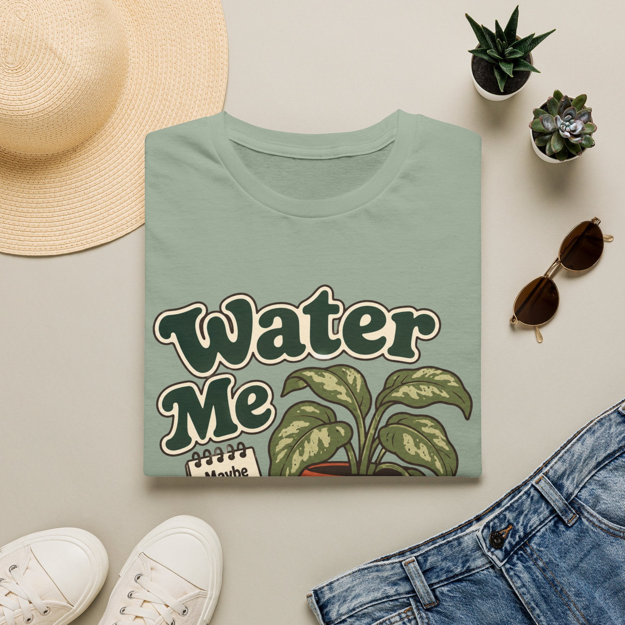 Water Me Later Forgotten Plant Reminder C1 T-Shirt