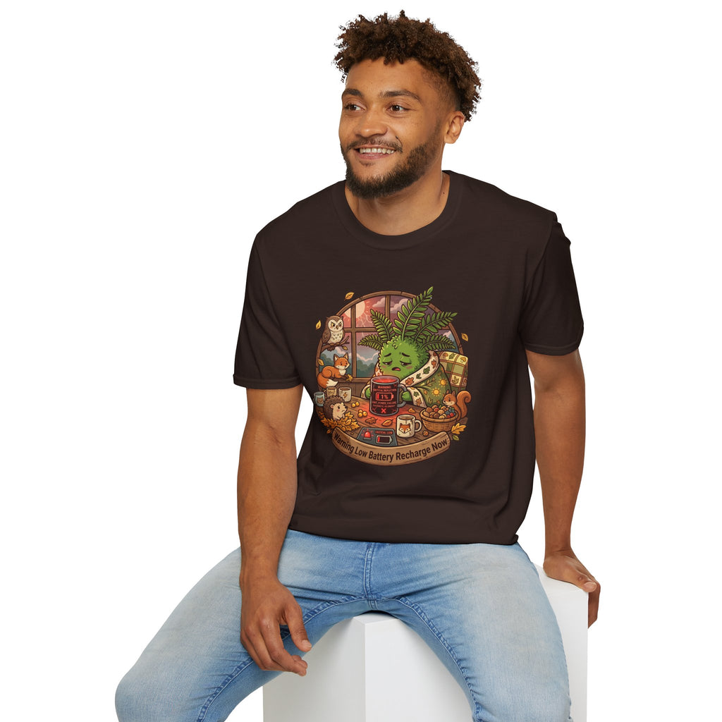 Warning Low Battery Recharge Now G1 T-Shirt
