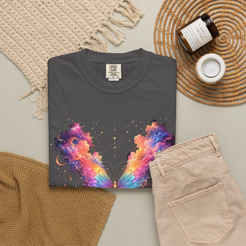 Rainbow Butterfly Bloom Premium T-Shirt