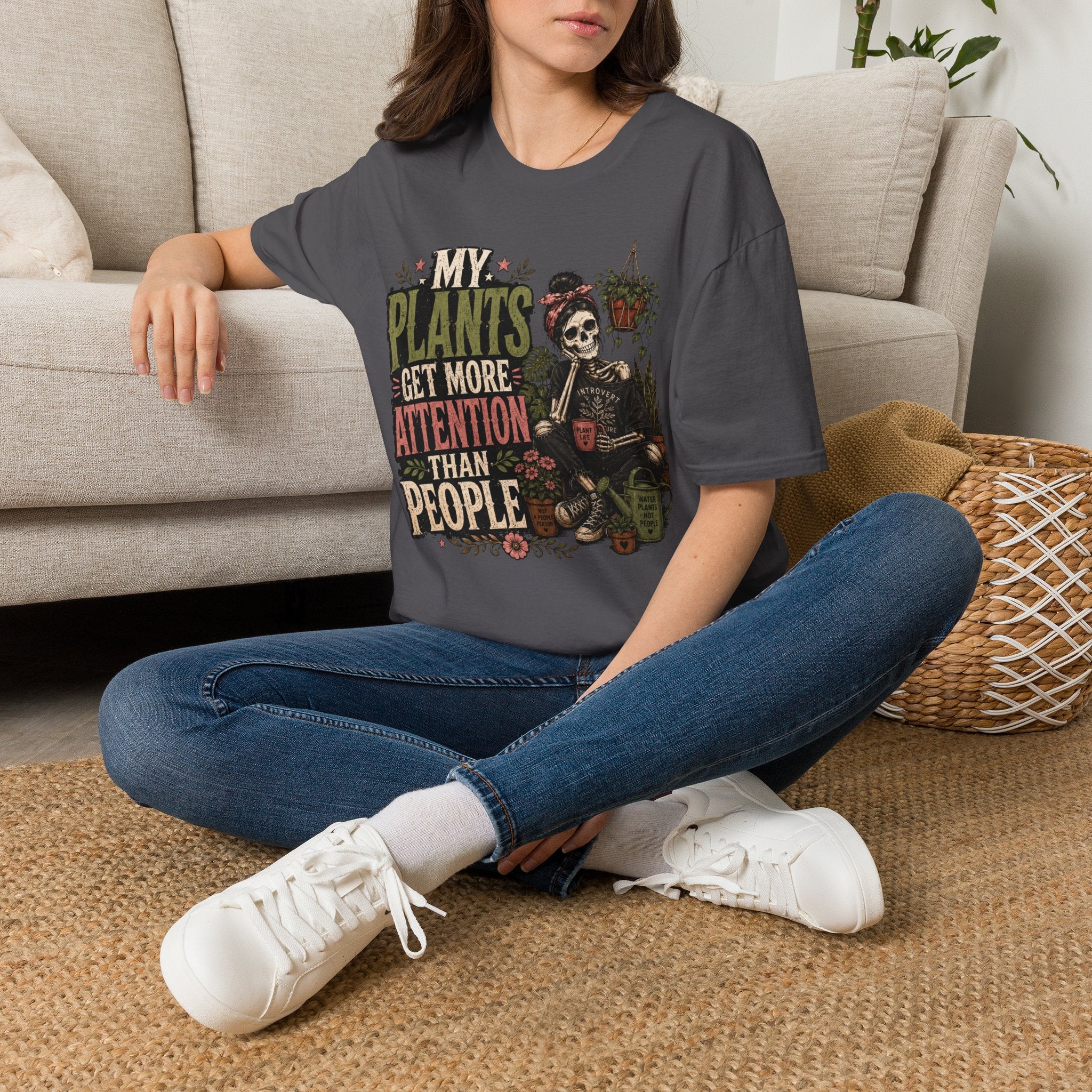 My Plants Get More Attention Than People Gothic C1 T-Shirt