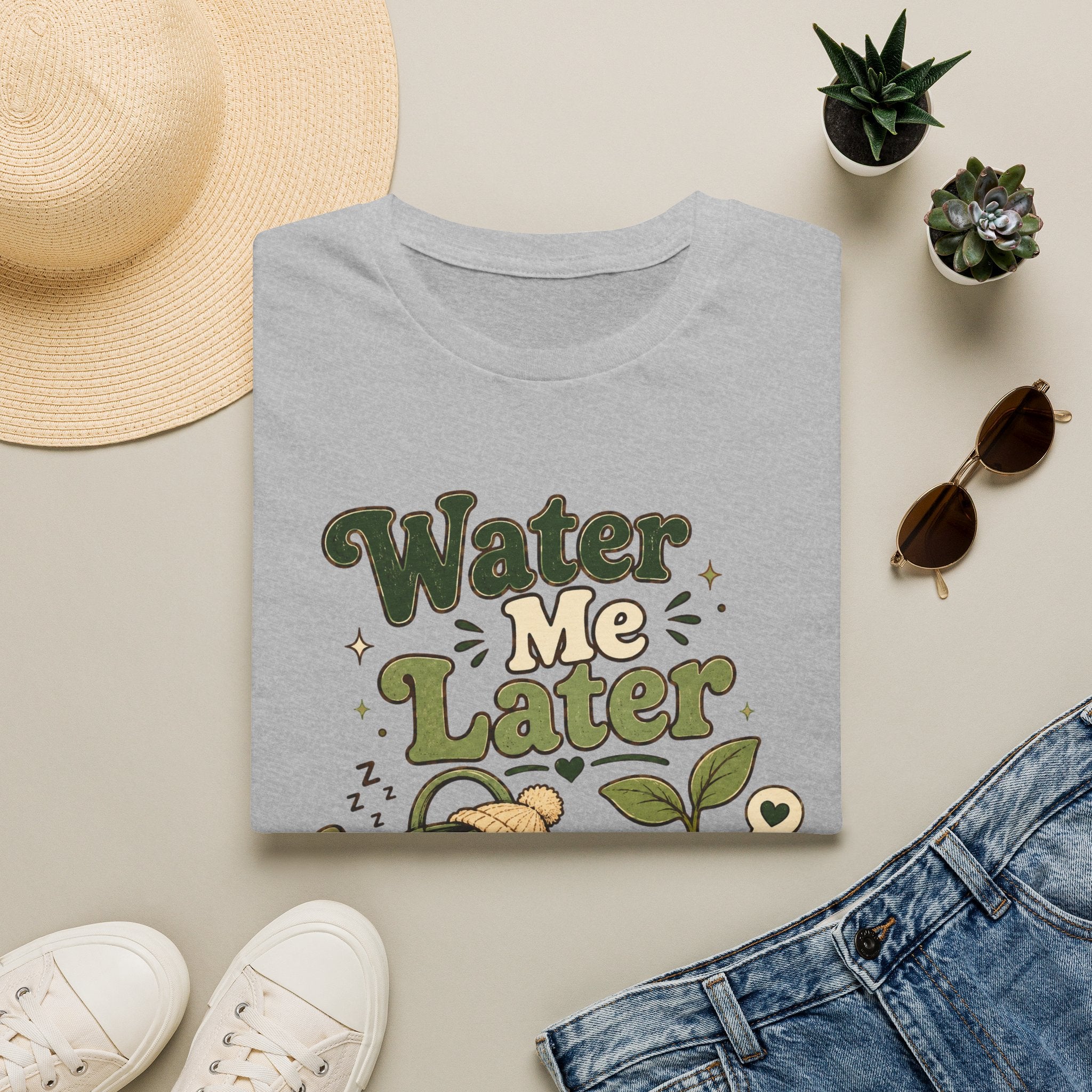 Water Me Later Lazy Watering Can C1 T-Shirt