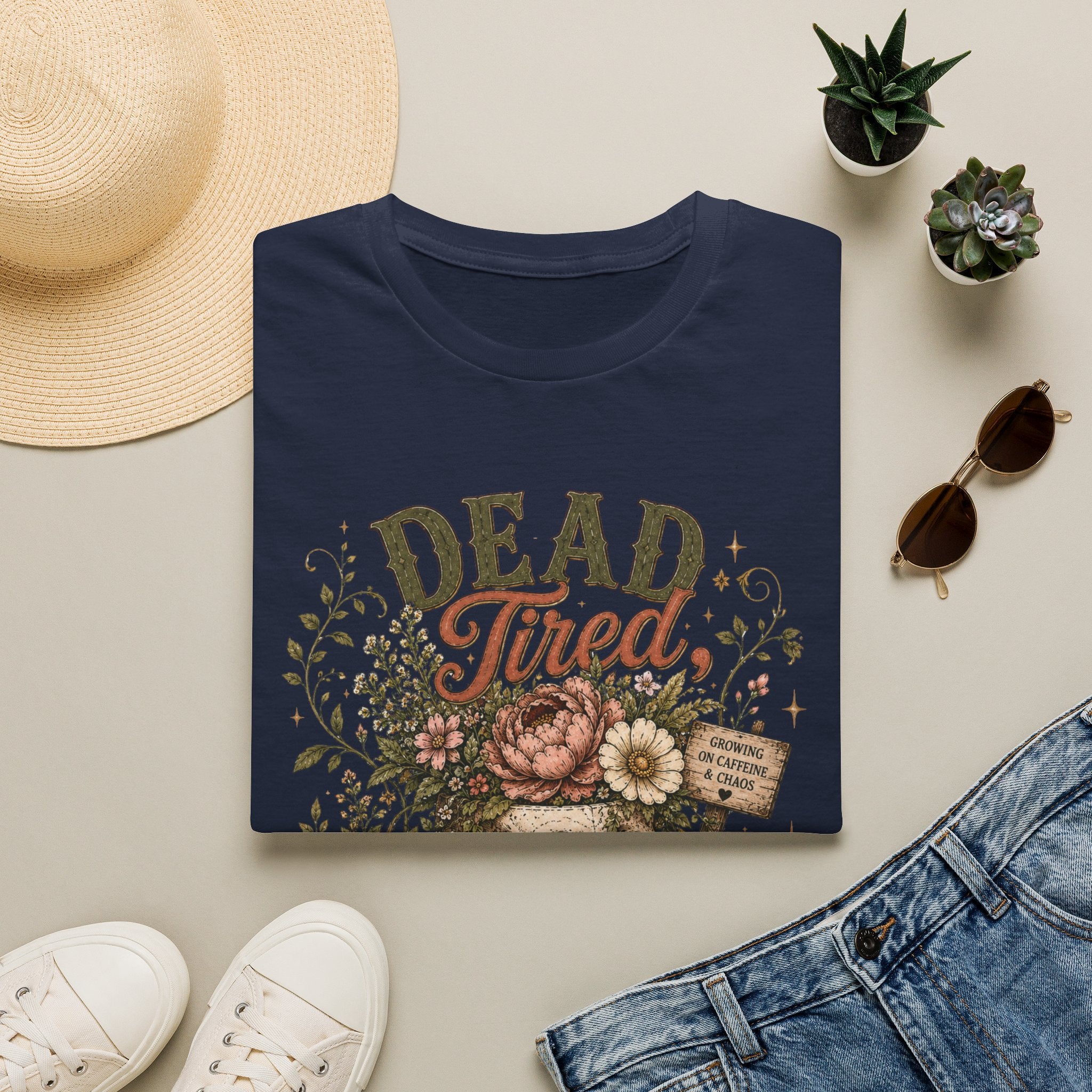 Dead Tired Still Blooming C1 T-Shirt