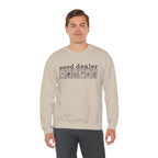 Seed Dealer Crewneck Sweatshirt – Botanical Seed Packet Graphic