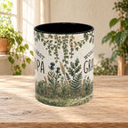 World's Best Grandpa Accent Coffee Mug – Rustic Botanical 11/15oz Gift