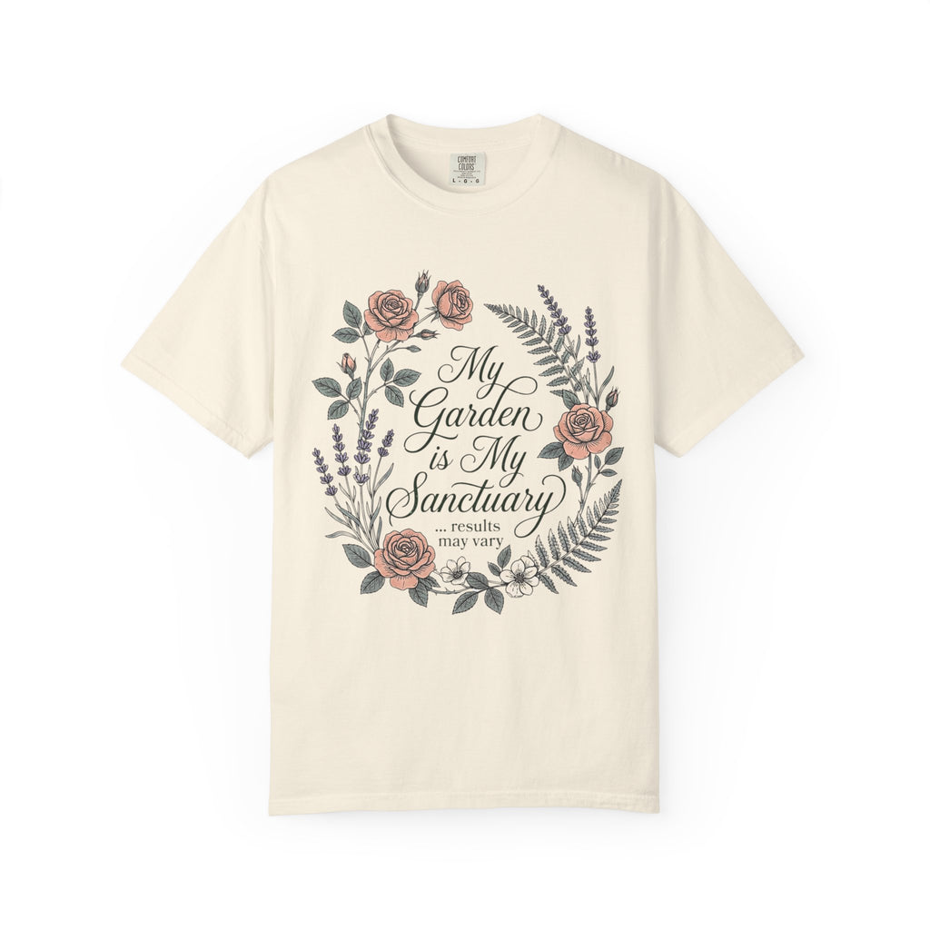 My Garden is My Sanctuary - Premium T-Shirt