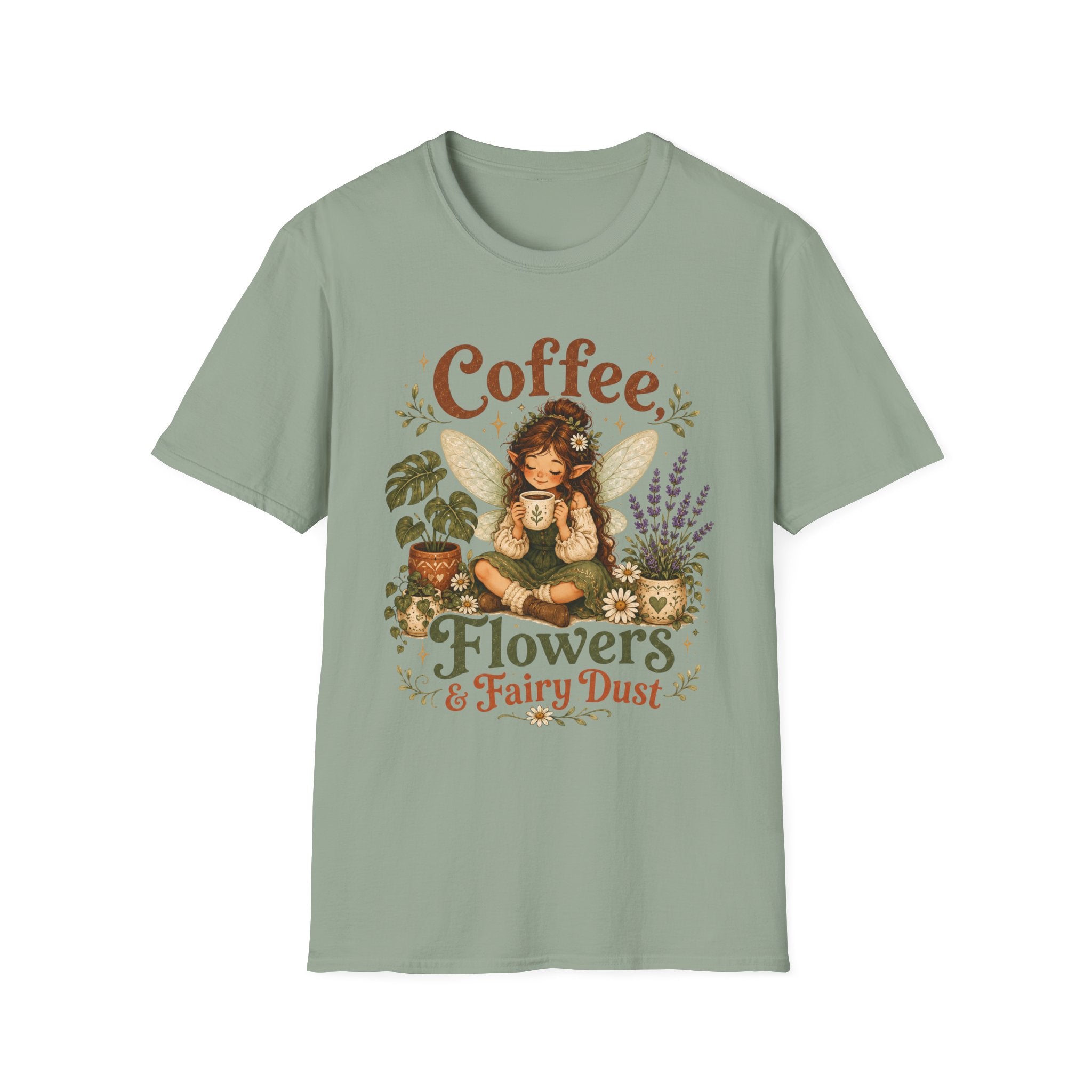 Coffee, Flowers & Fairy Dust C2 T-Shirt