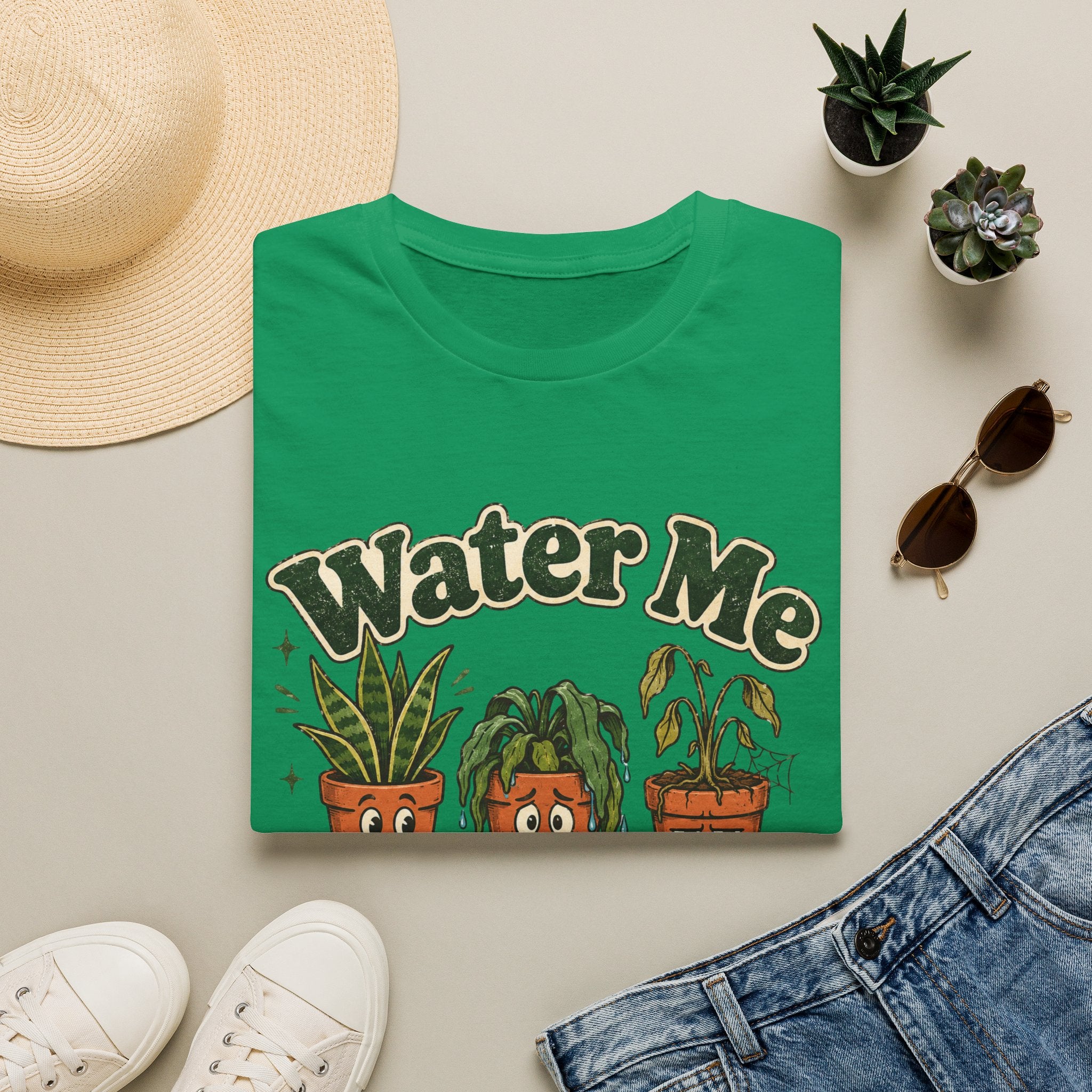 Water Me Later Overwatered Plant Panic C1 T-Shirt