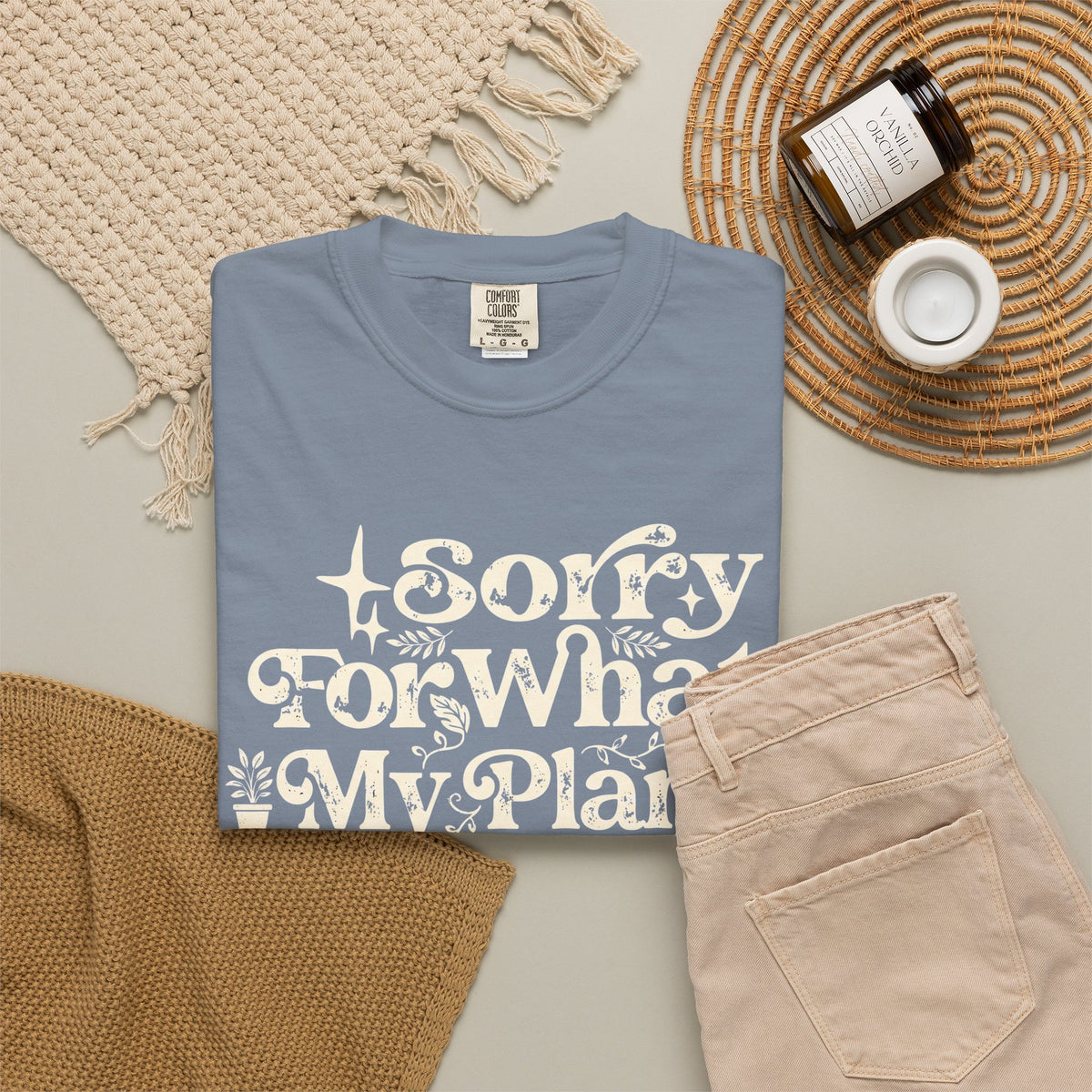 Sorry for What My Plant Face Said Premium T-Shirt