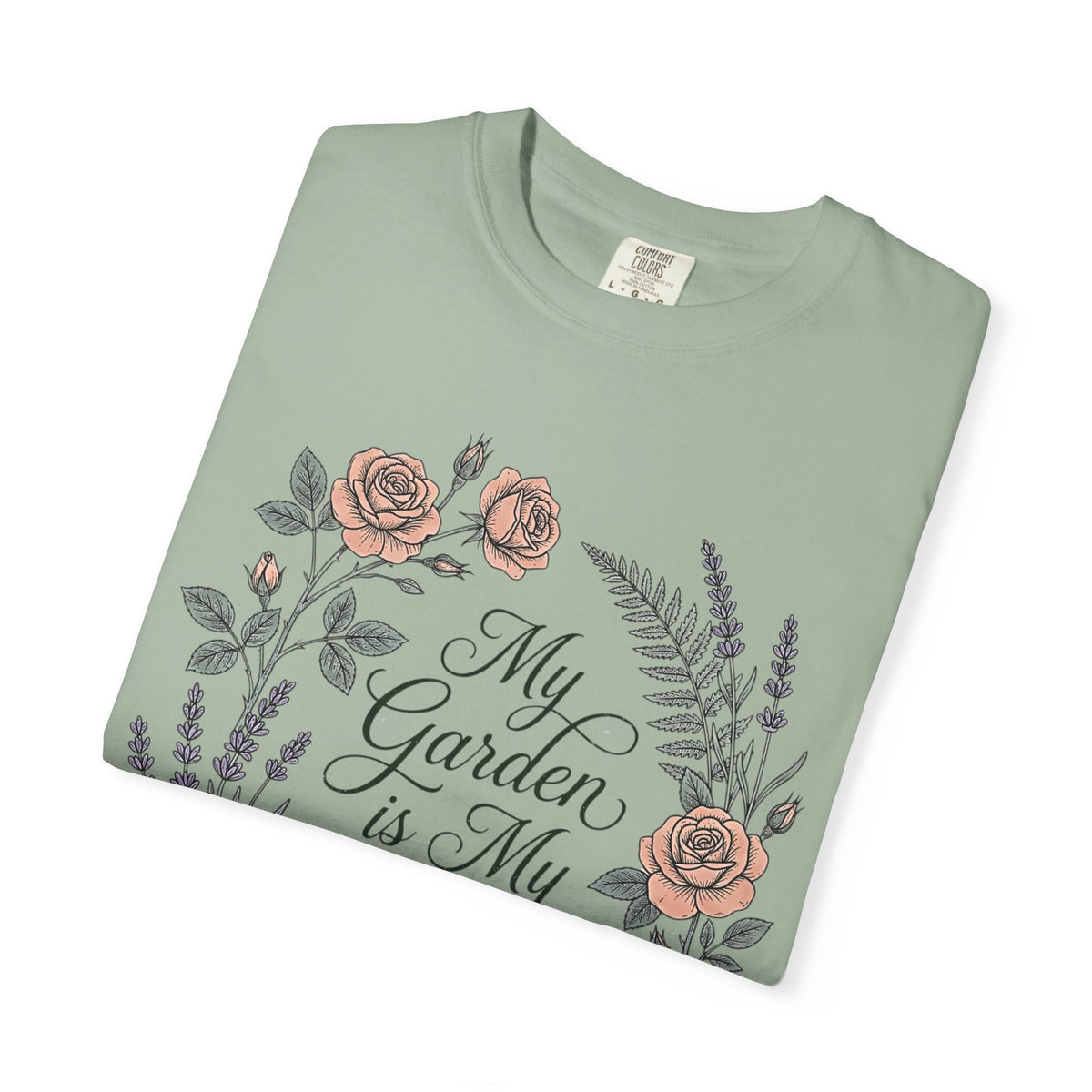 My Garden is My Sanctuary - Premium T-Shirt