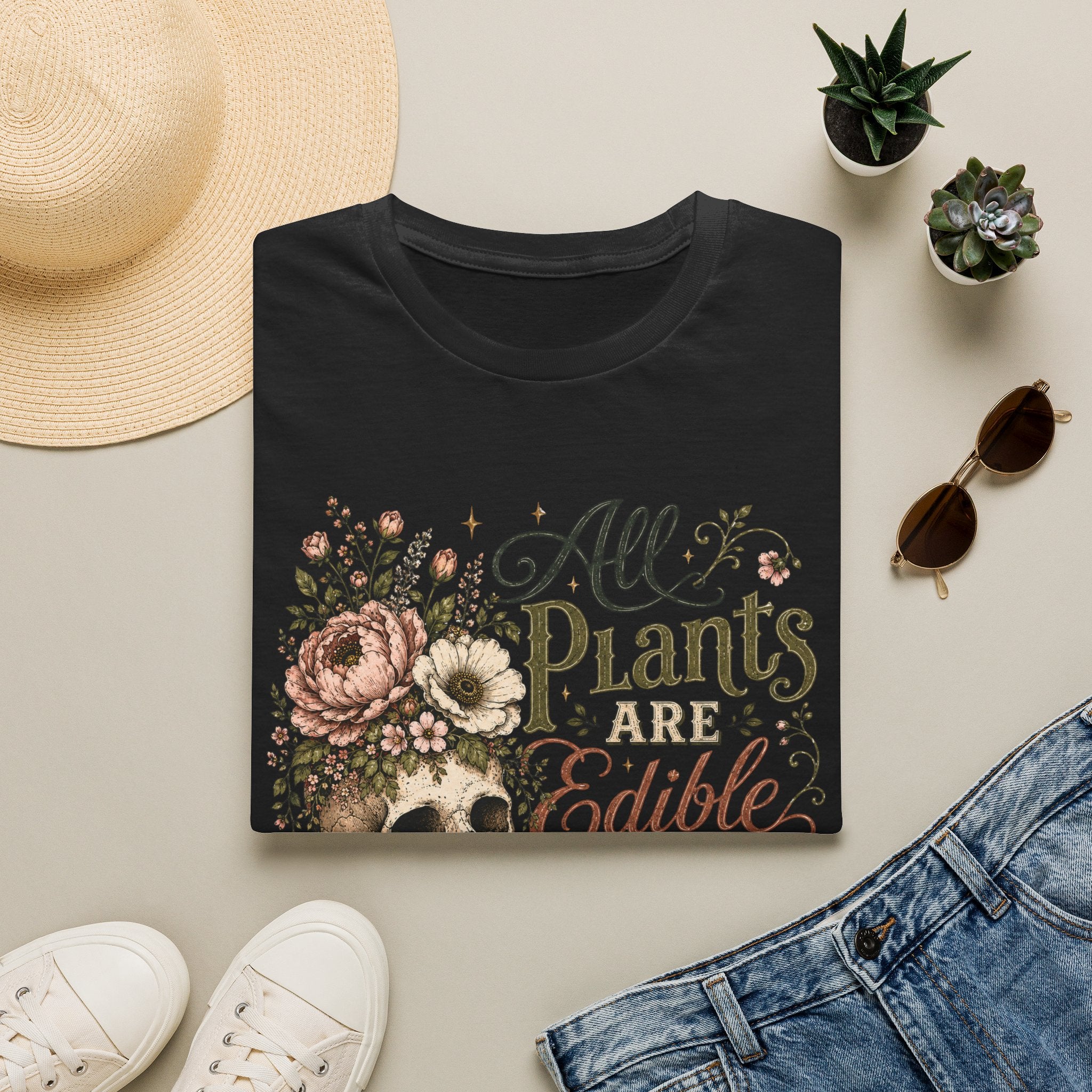 All Plants are Edible Some only Once C1 T-Shirt