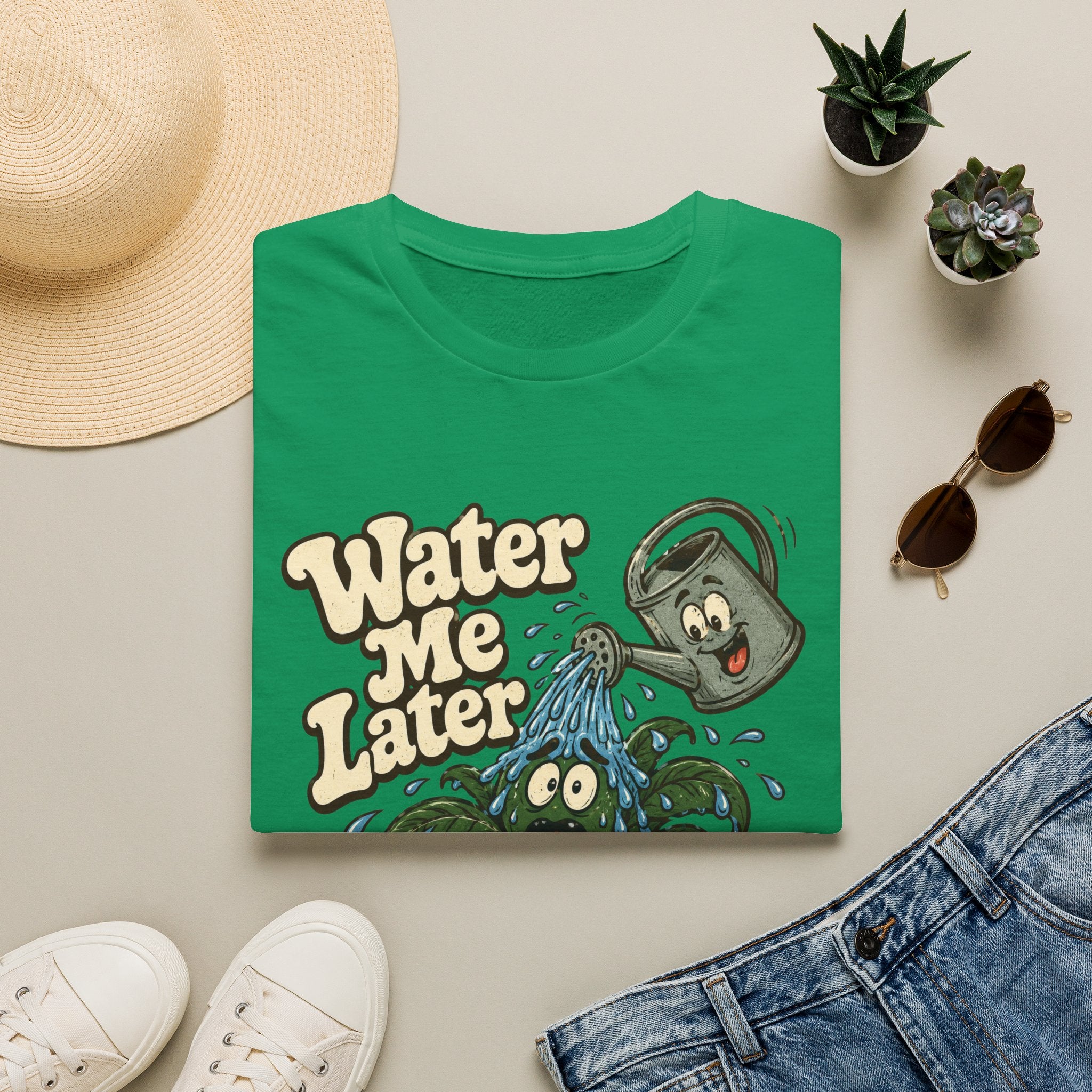 Water Me Later Overwatered Plant Panic C1 T-Shirt