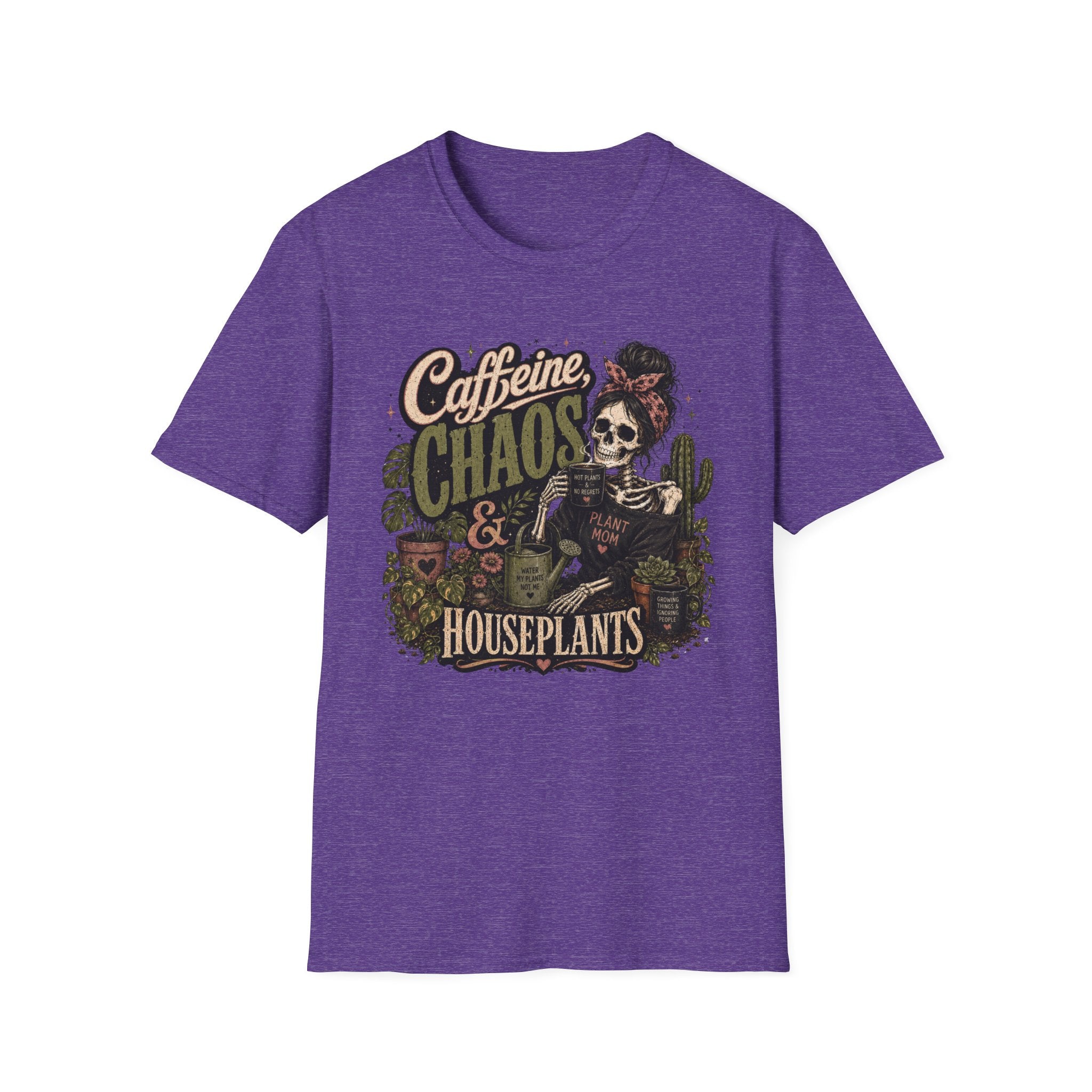 Caffeine Chaos Houseplants C1 T-Shirt